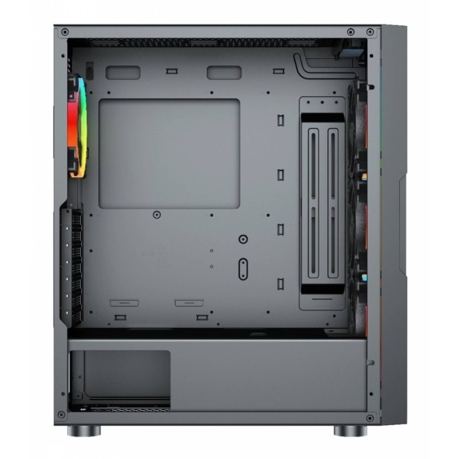 Gabinete Eagle Warrior Yamato Rgb Gamer Cristal Atx S/f