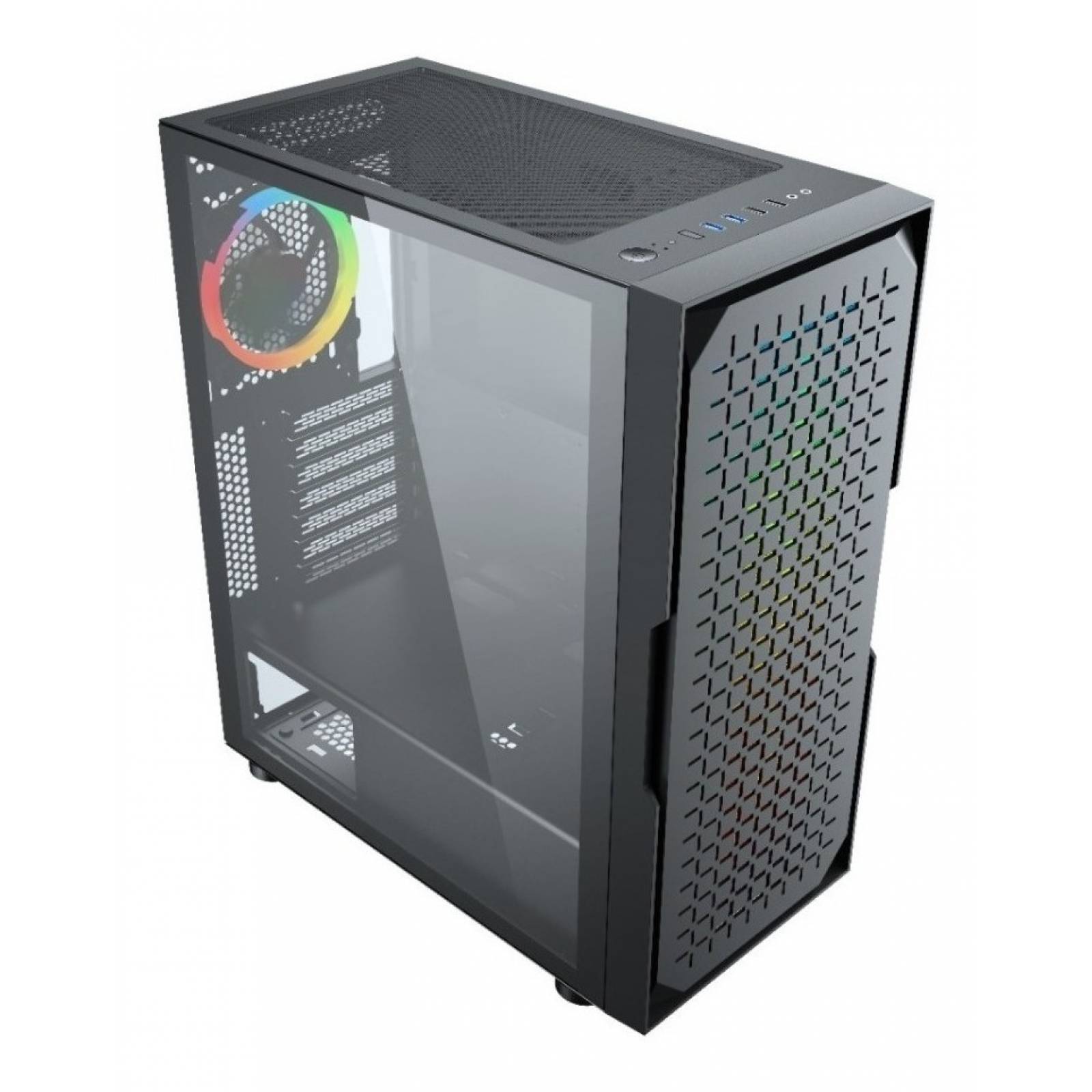 Gabinete Eagle Warrior Yamato Rgb Gamer Cristal Atx S/f