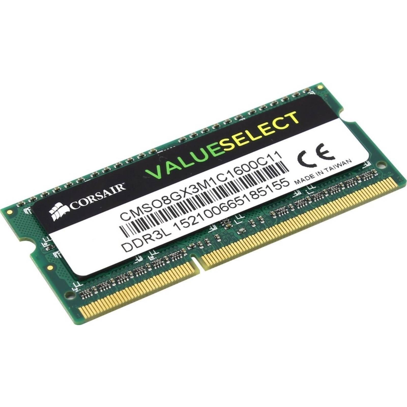 Memoria Ram Corsair Sodimm Ddr3l 8gb 1600mhz  Pc3l-12800 /v