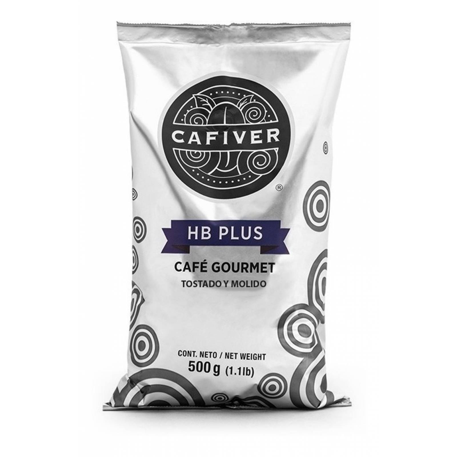 Café Cafiver Hb Plus Tostado Y Molido 500 G.(paq.3)