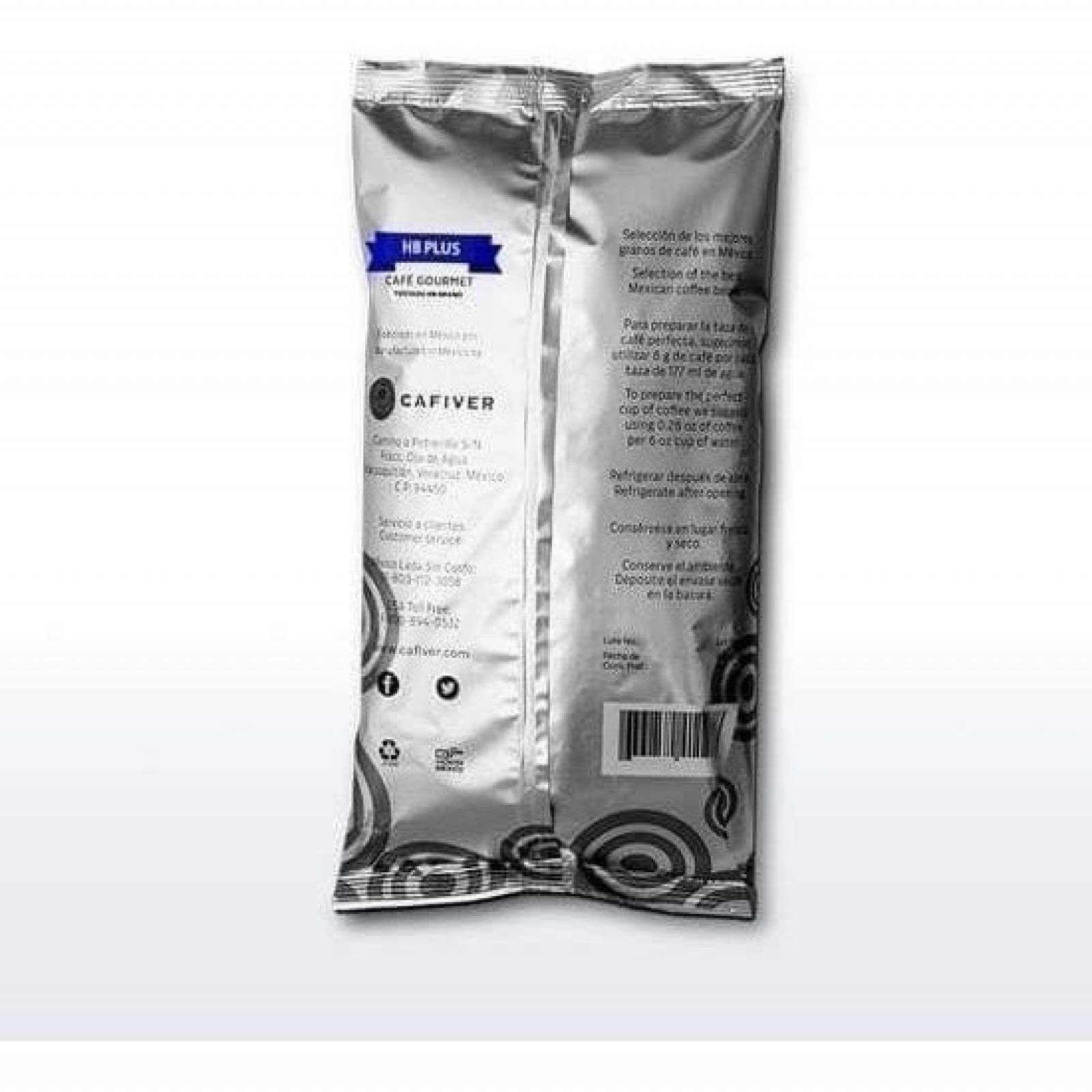 Café Cafiver Hb Plus Tostado Y Molido 500 G.(paq.3)