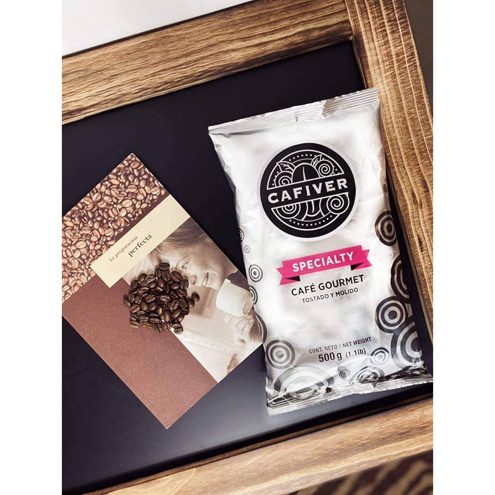 Cafiver Specialty, Café Tostado Molido C/cafeína 500g(paq.2)