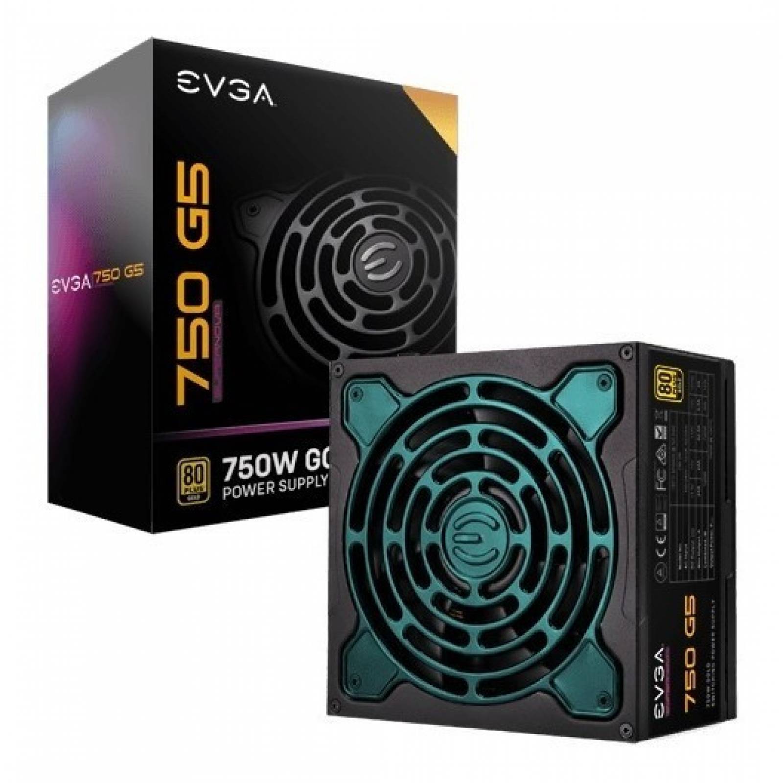 Fuente Poder Evga Supernova 750 G5 750w Atx 20+4 Pines