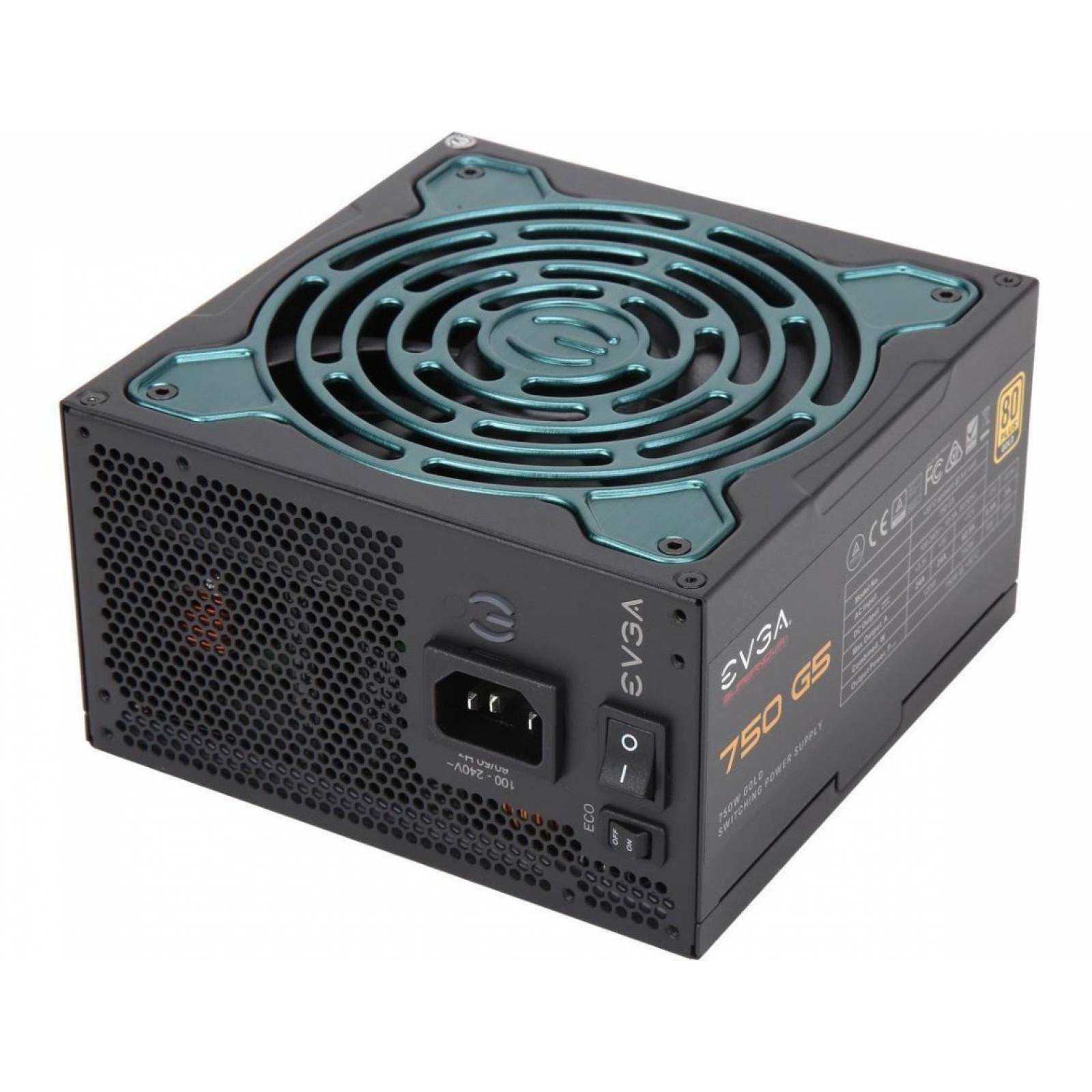 Fuente Poder Evga Supernova 750 G5 750w Atx 20+4 Pines