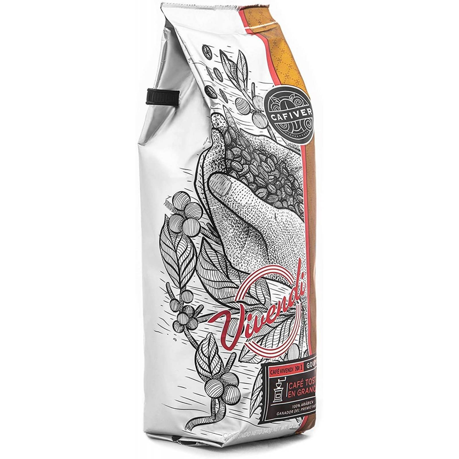 Café Vivendi Tostado Grano 340 G. 100% De Altura Gourmet