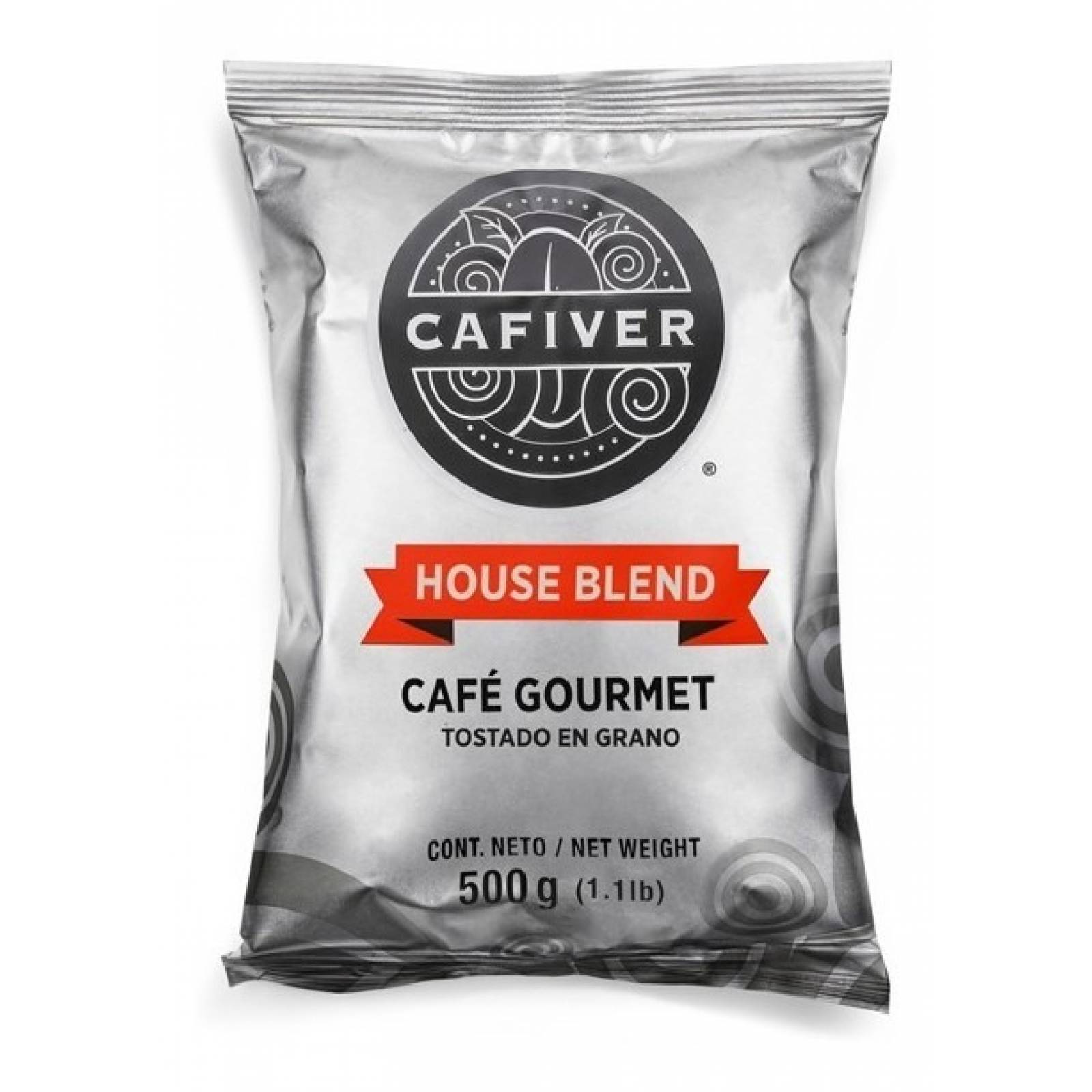 Café Cafiver House Blend Tostado Grano 500 G Tipo Europeo