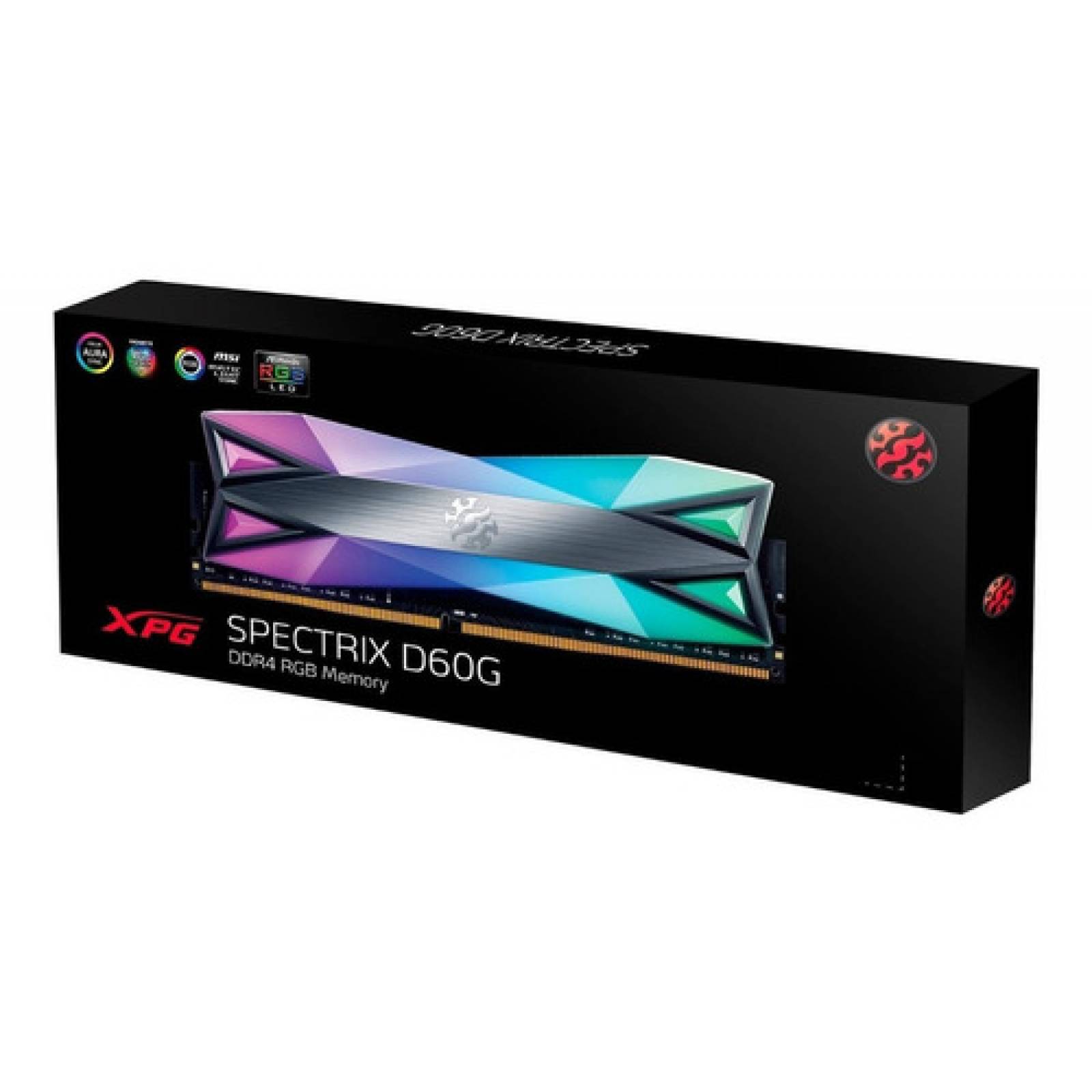 Memoria Ram Xpg Spectrix D60G Ddr4, 3200Mhz, 8Gb