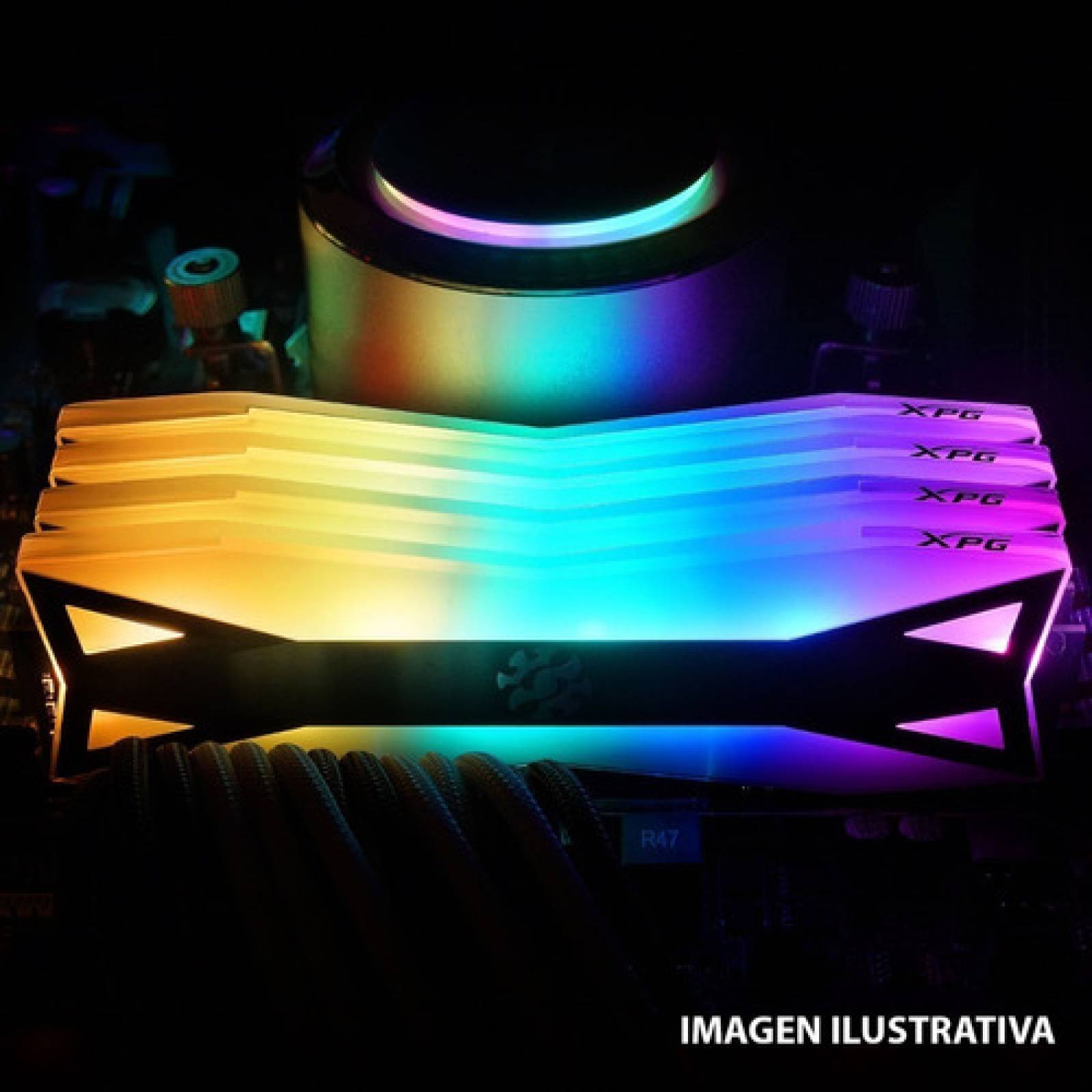 Memoria Ram Xpg Spectrix D60G Ddr4, 3200Mhz, 8Gb