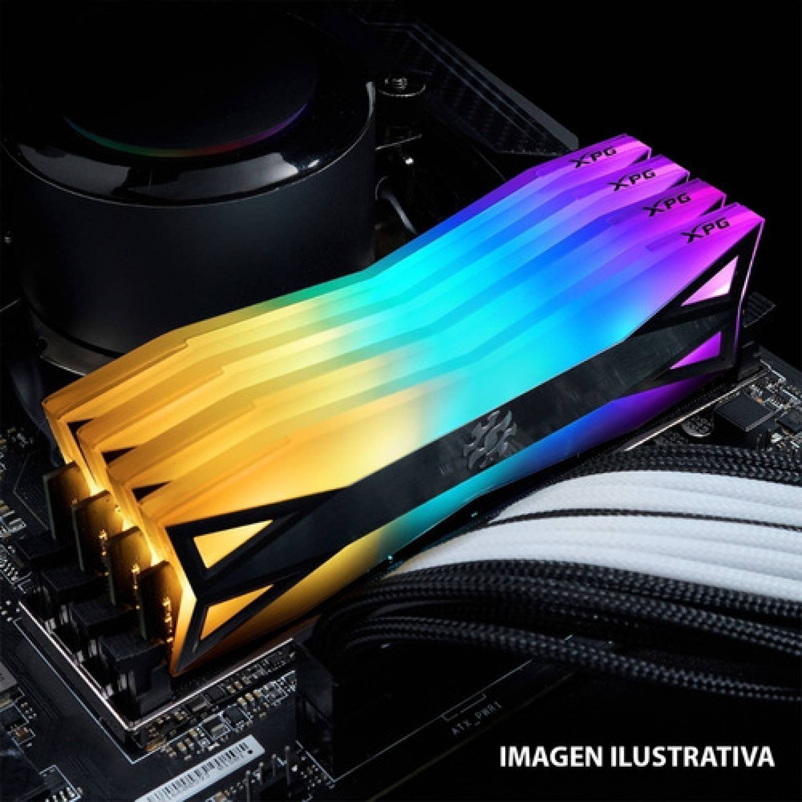 Memoria Ram Xpg Spectrix D60G Ddr4, 3200Mhz, 8Gb