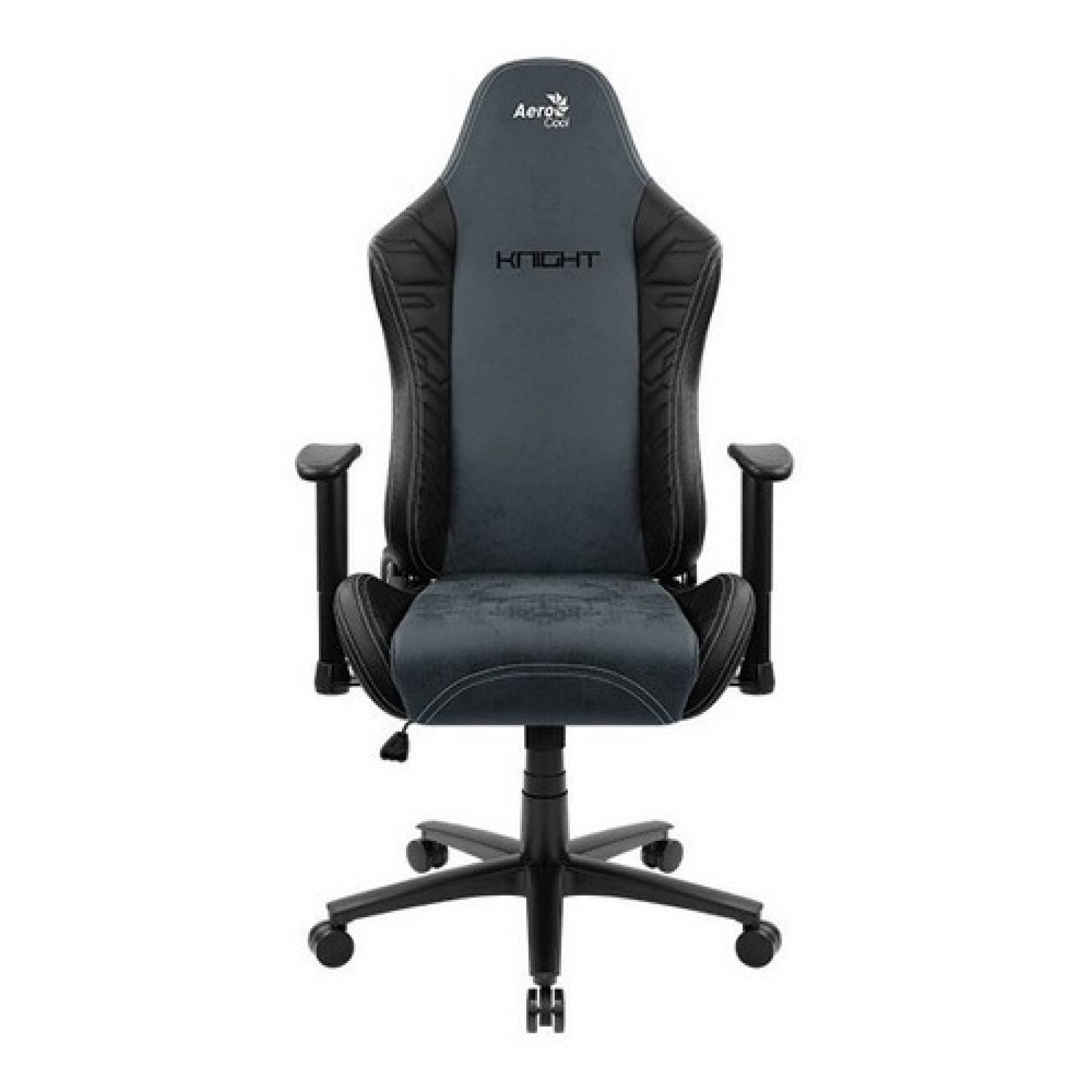 Aerocool Silla Gamer Knight Aerosuede, 150kg, Negro/azul