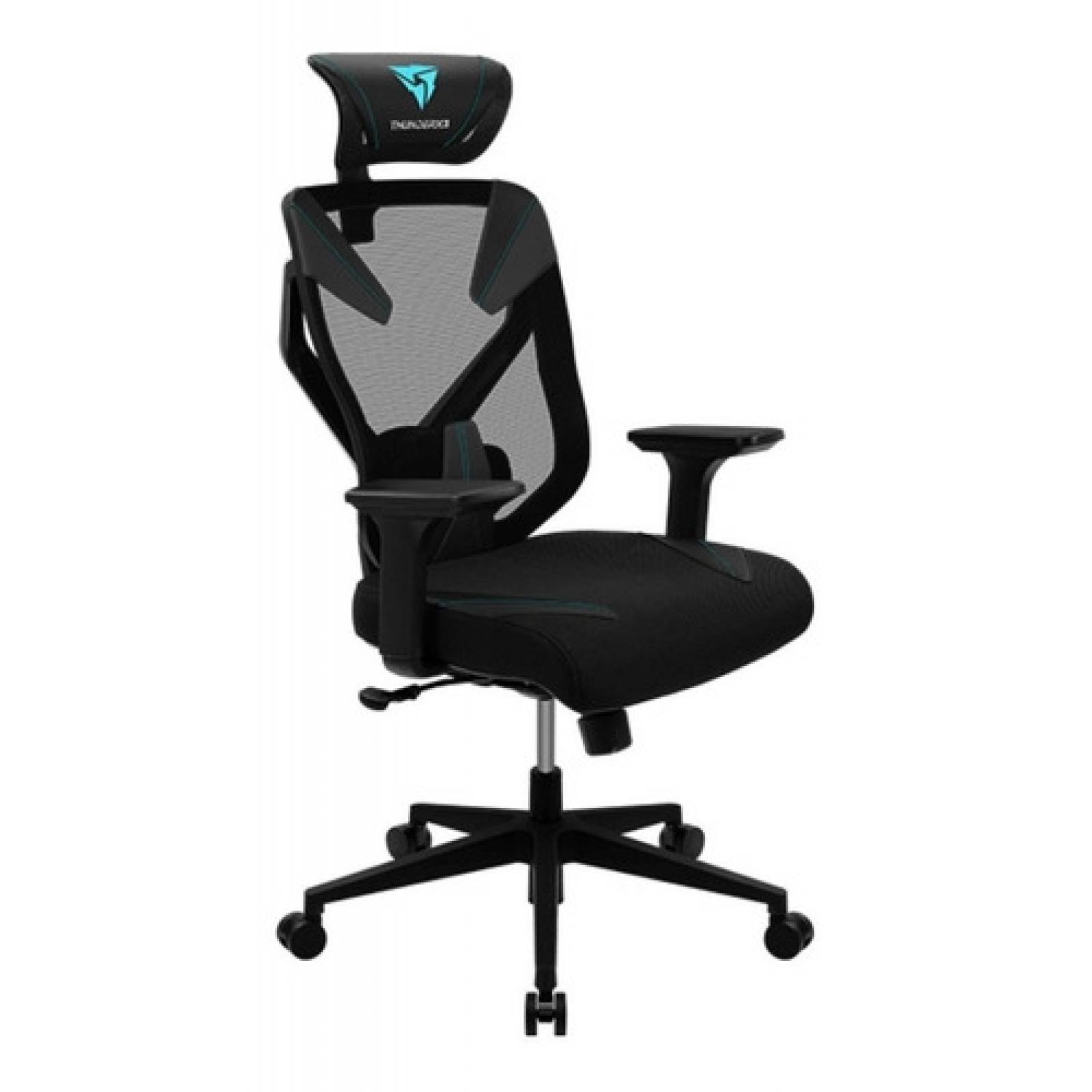 Thunderx3 Silla Gamer Yama 3, 125kg, Negro/cyan