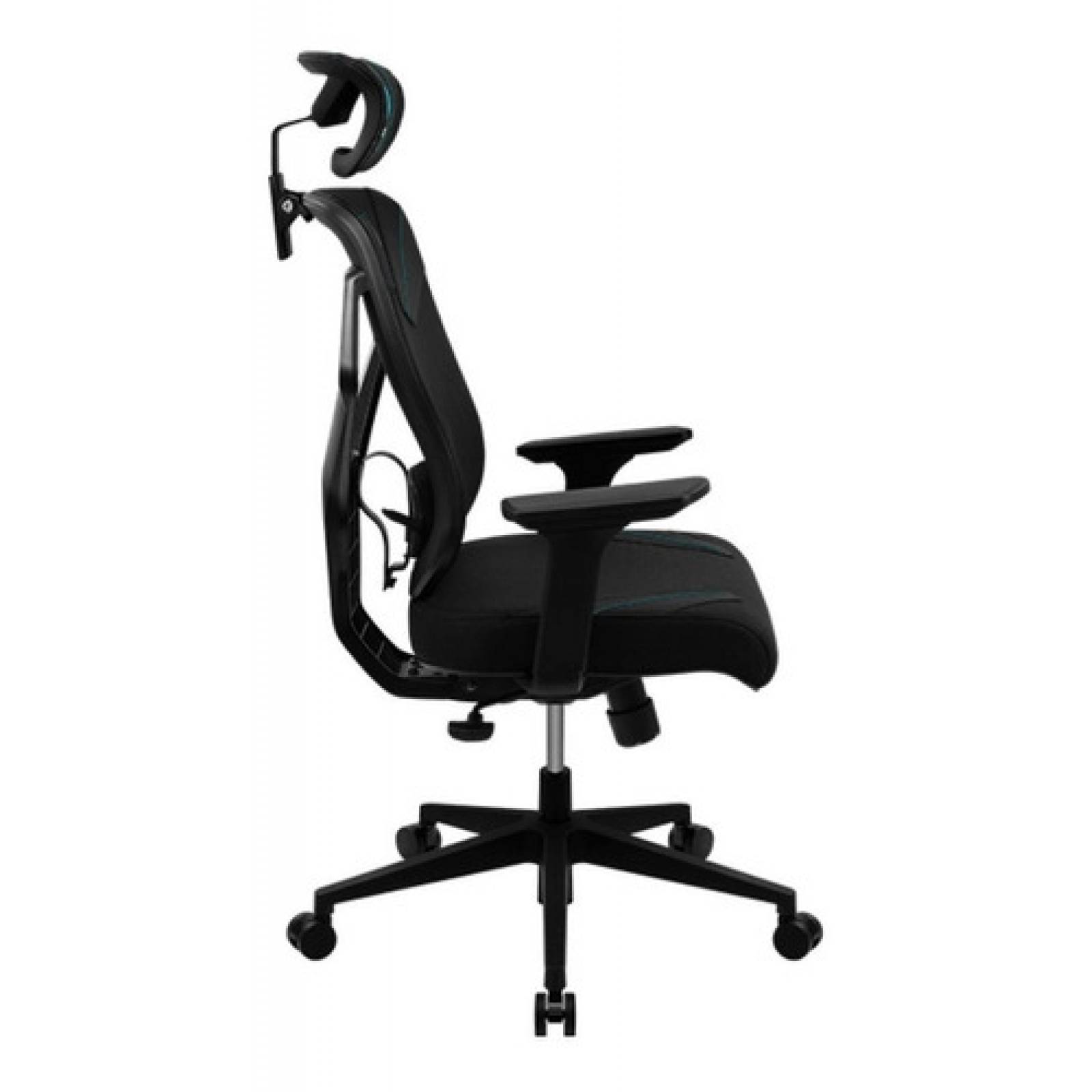 Thunderx3 Silla Gamer Yama 3, 125kg, Negro/cyan