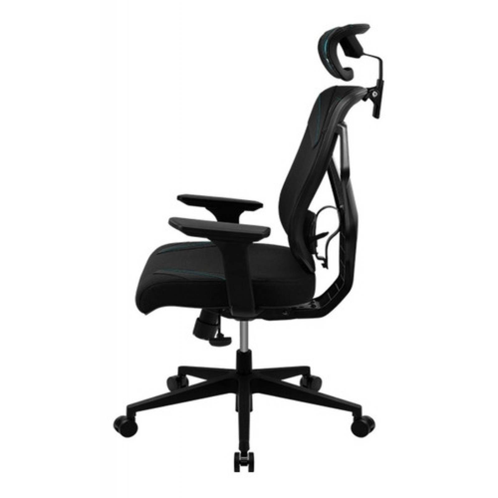 Thunderx3 Silla Gamer Yama 3, 125kg, Negro/cyan