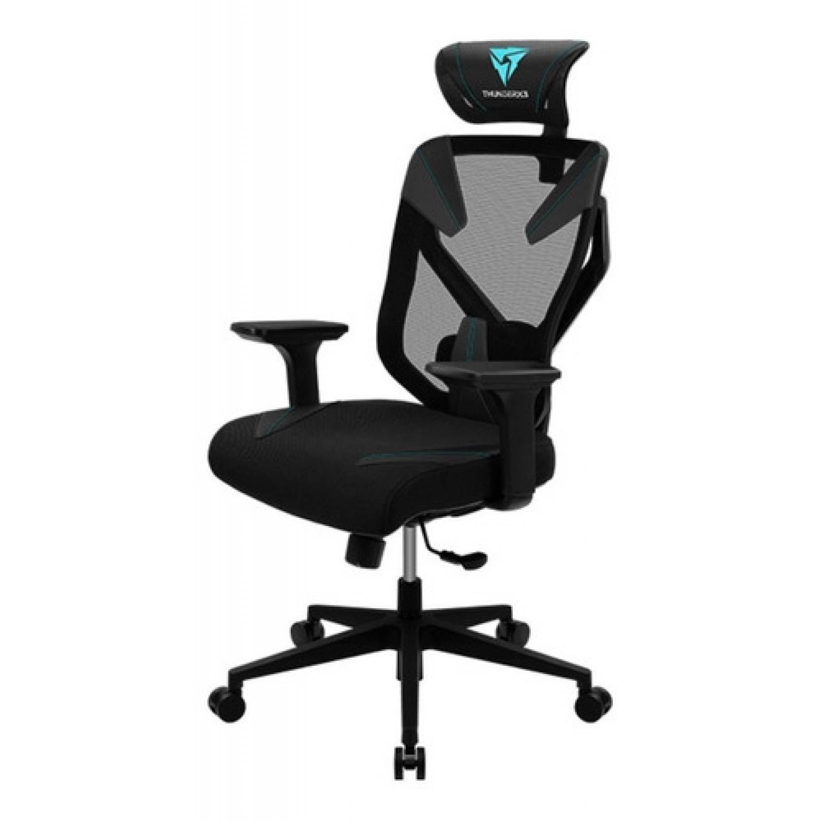 Thunderx3 Silla Gamer Yama 3, 125kg, Negro/cyan