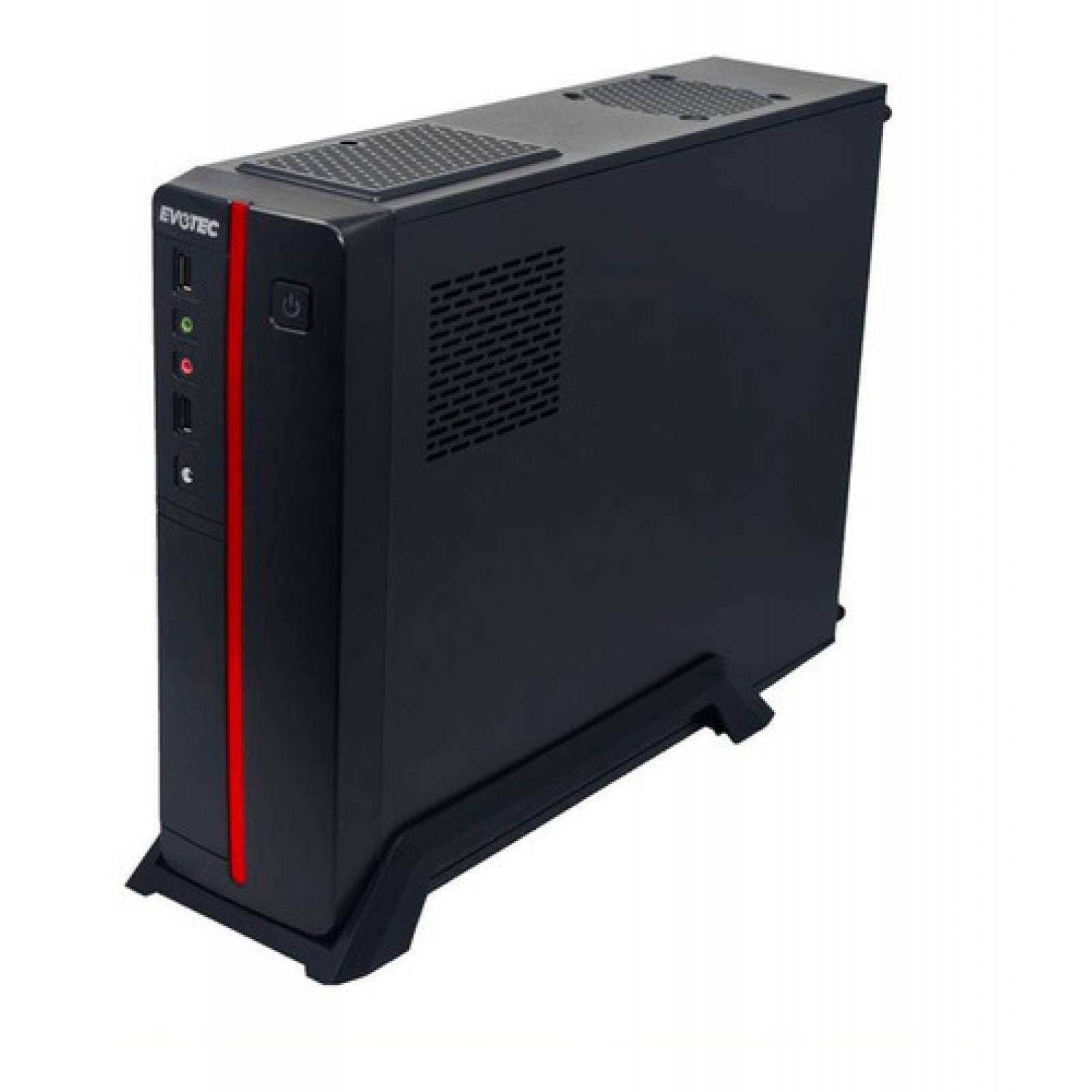 Gabinete Evotec Slim Viena Micro Atx Fuente 600w Ev-1011