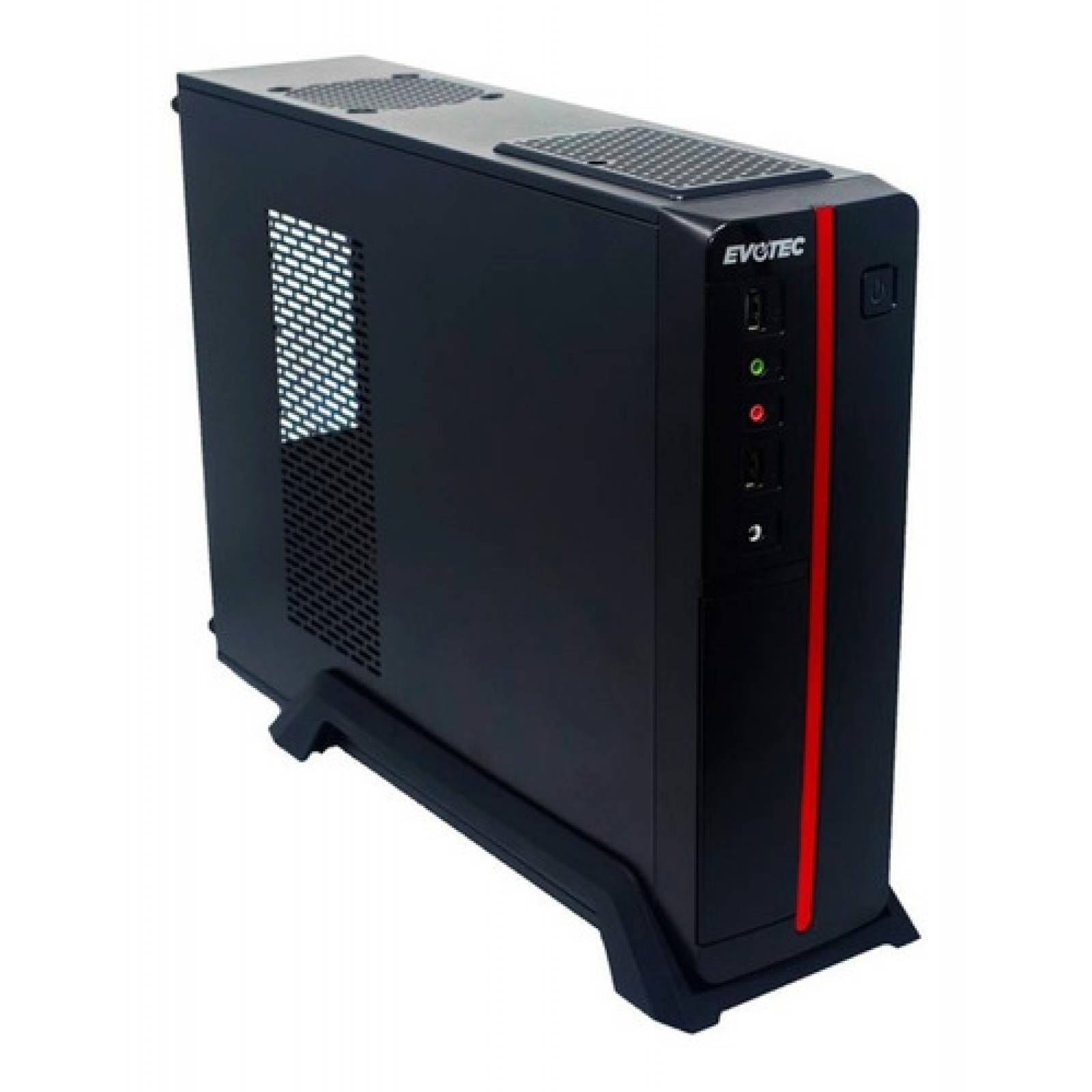 Gabinete Evotec Slim Viena Micro Atx Fuente 600w Ev-1011