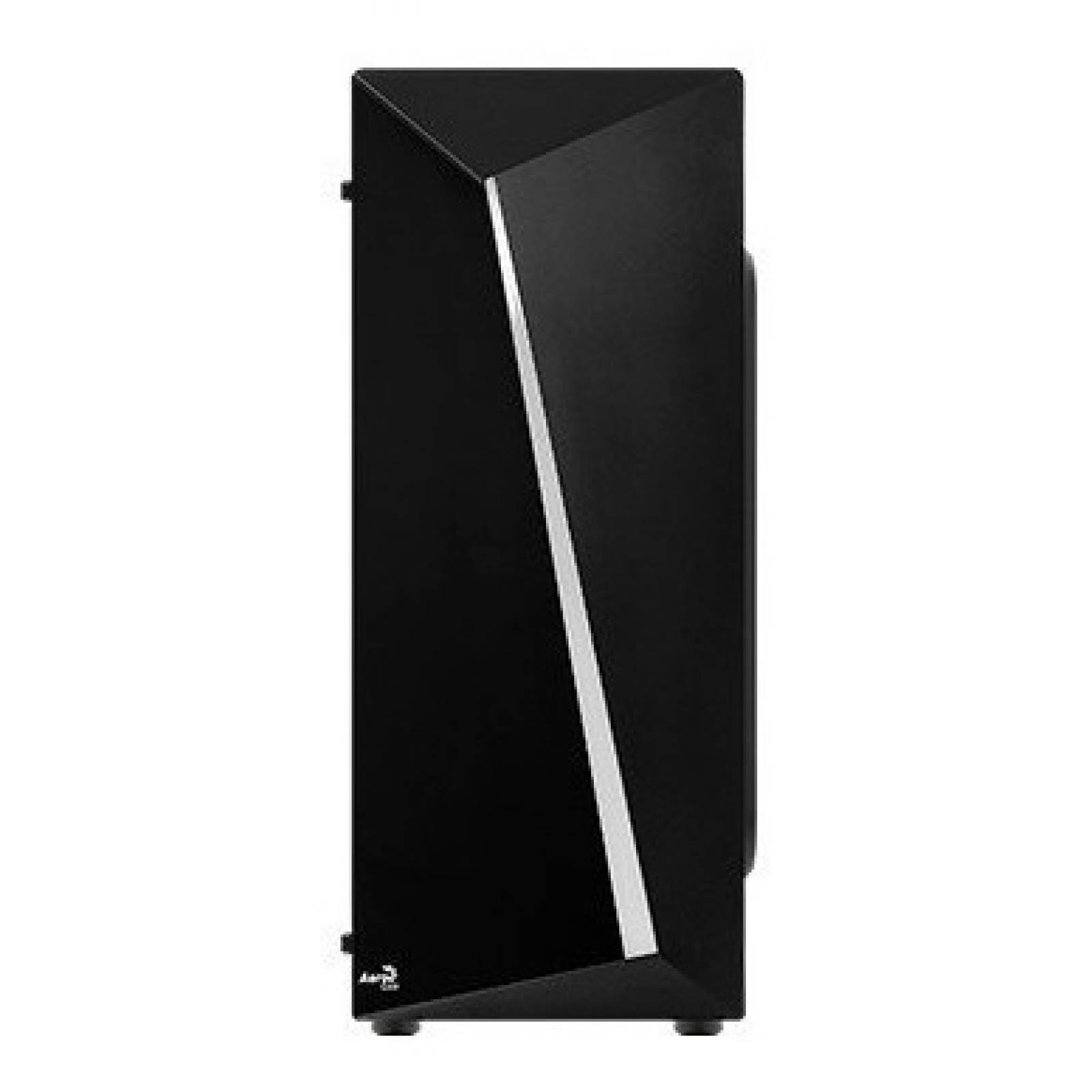 Gabinete Gamer Aerocool Shard Negro Rgb Cristal Templado Atx