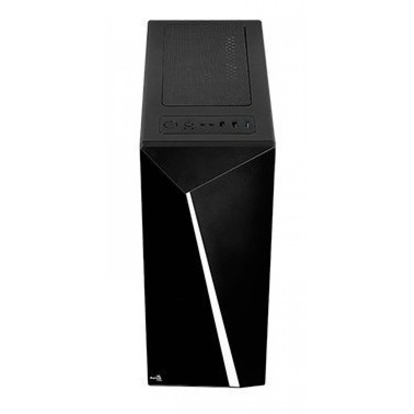 Gabinete Gamer Aerocool Shard Negro Rgb Cristal Templado Atx