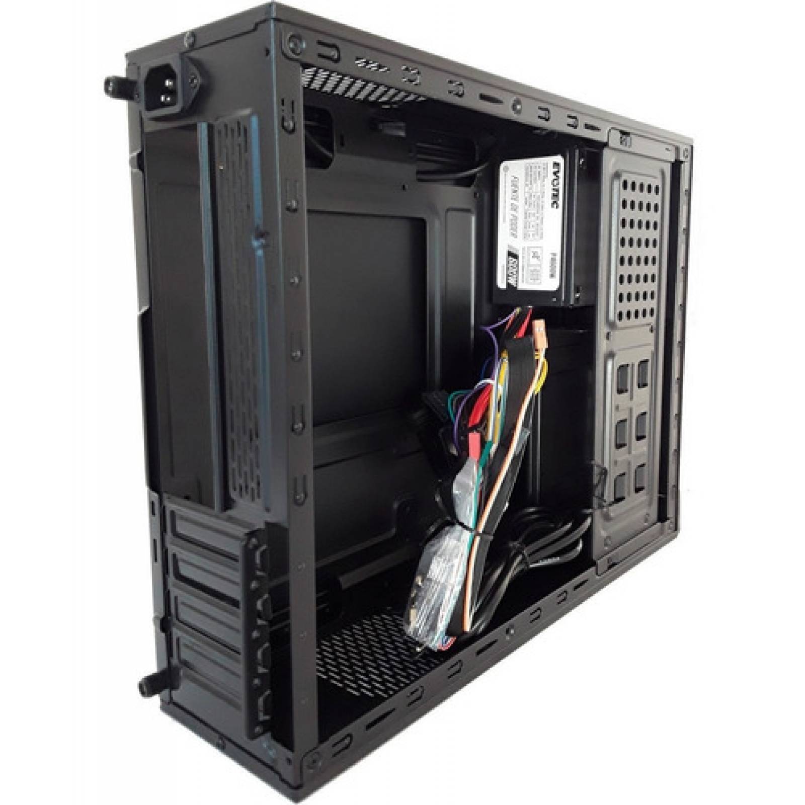 Gabinete Gamer Evotec Pc Micro Atx Fuente 600w Slim Ev1010