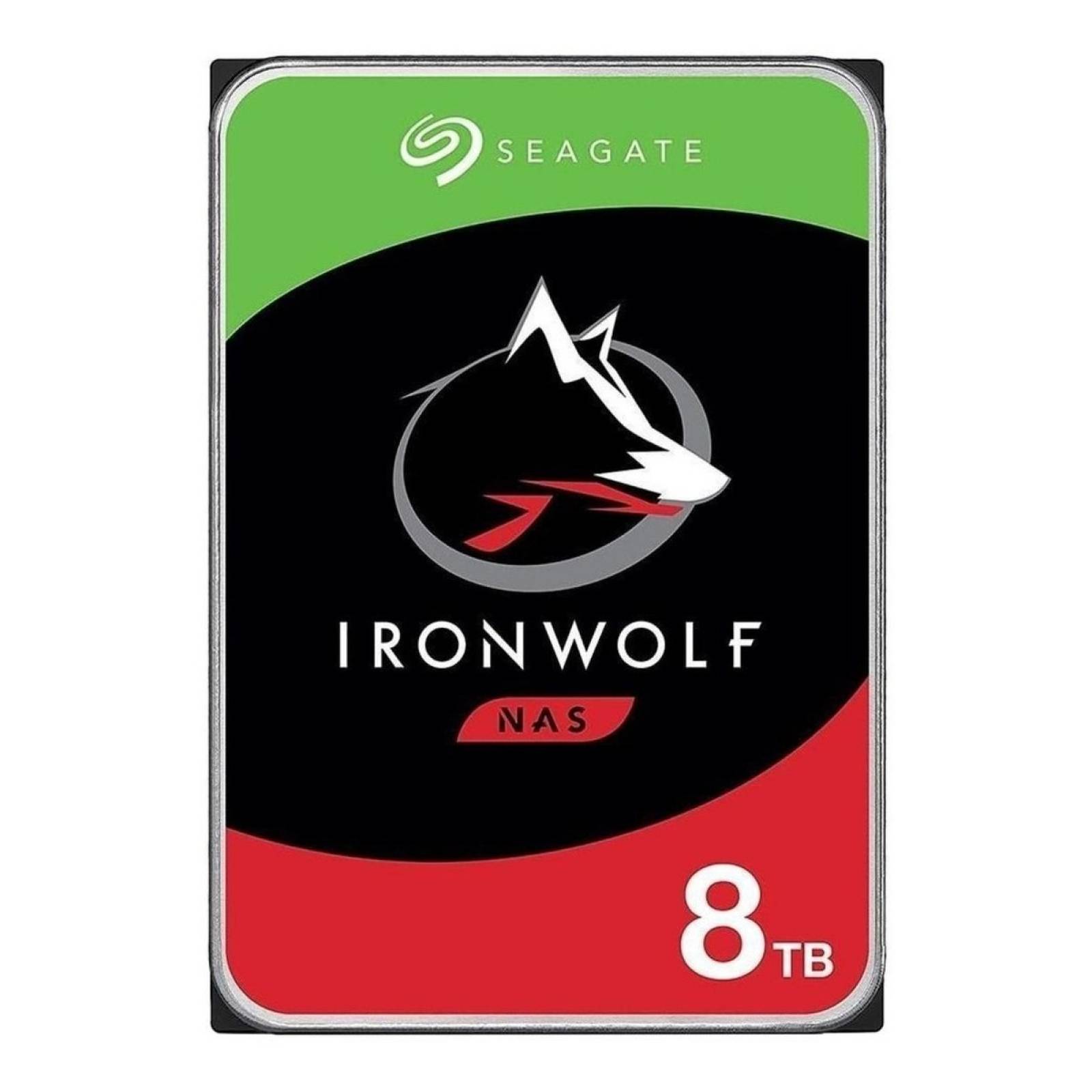 Disco Duro Para Nas Seagate Ironwolf 3.5 8tb Sata Iii 256mb