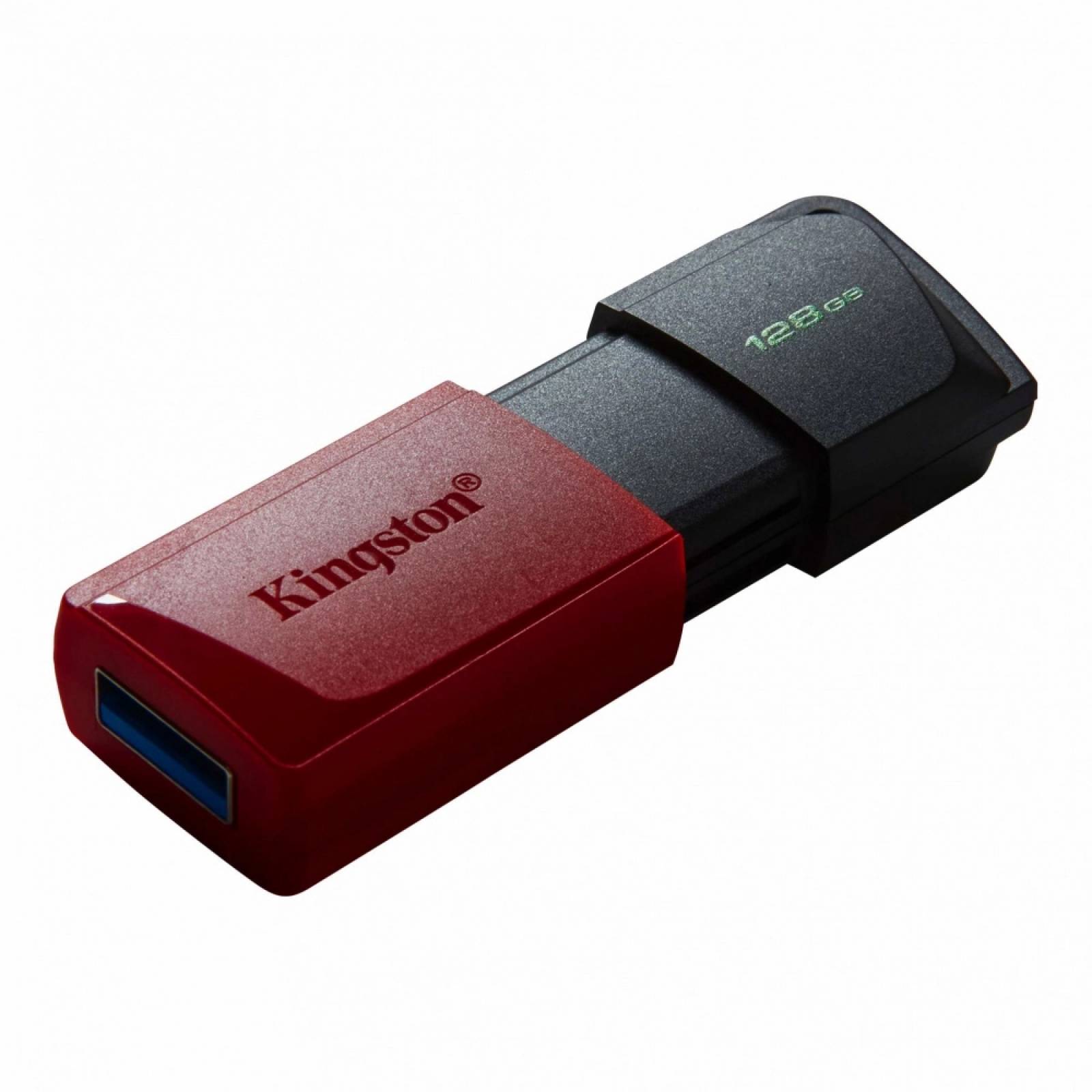 Memoria USB Kingston DataTraveler Exodia M, 128GB, USB A, Negro/Rojo