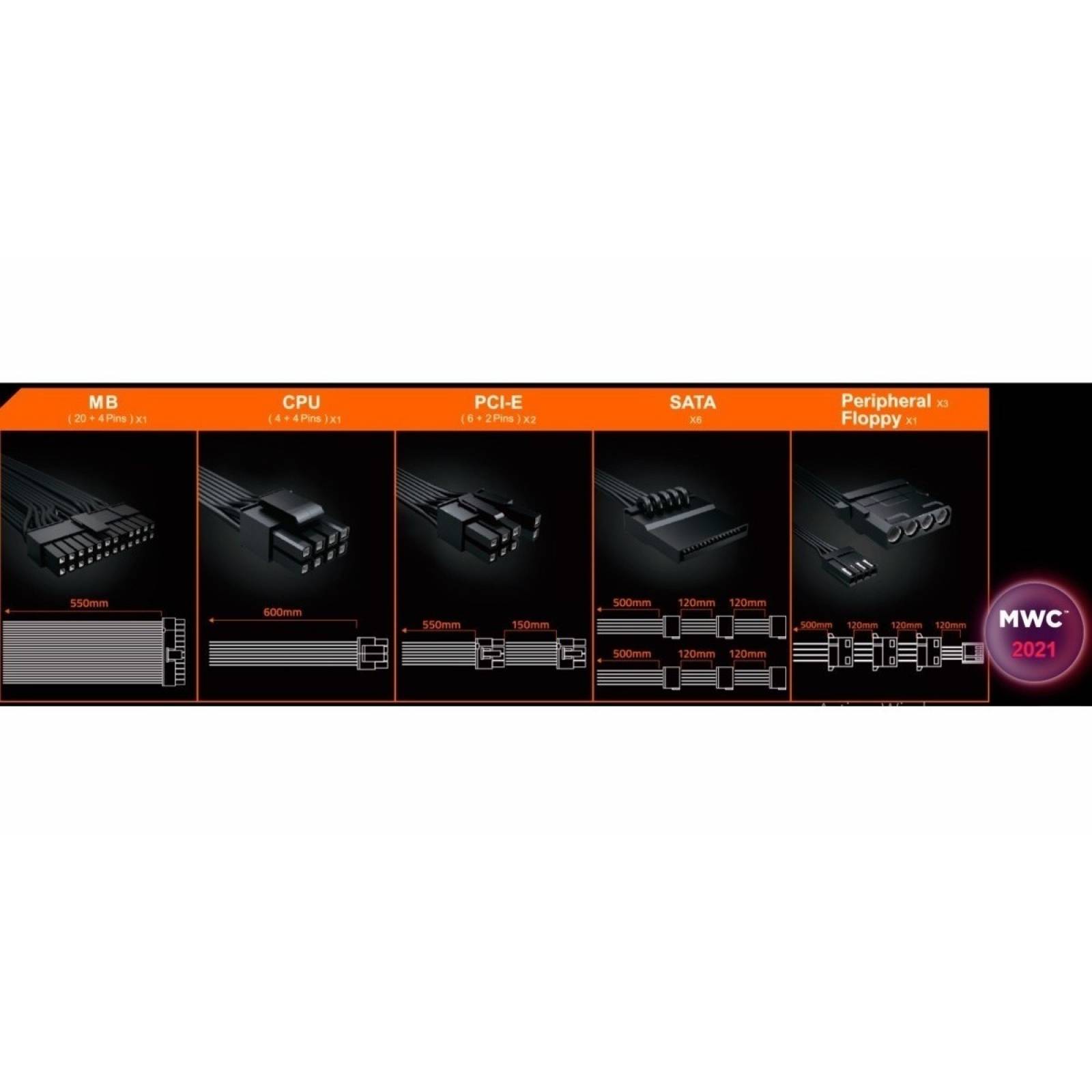 Fuente De Poder 80 Plus Bronze Gigabyte P450b Gp-p450b 450w