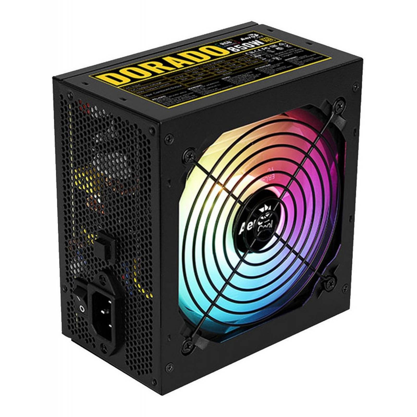 Fuente De Poder Aerocool Dorado 850w 80 Plus Gold