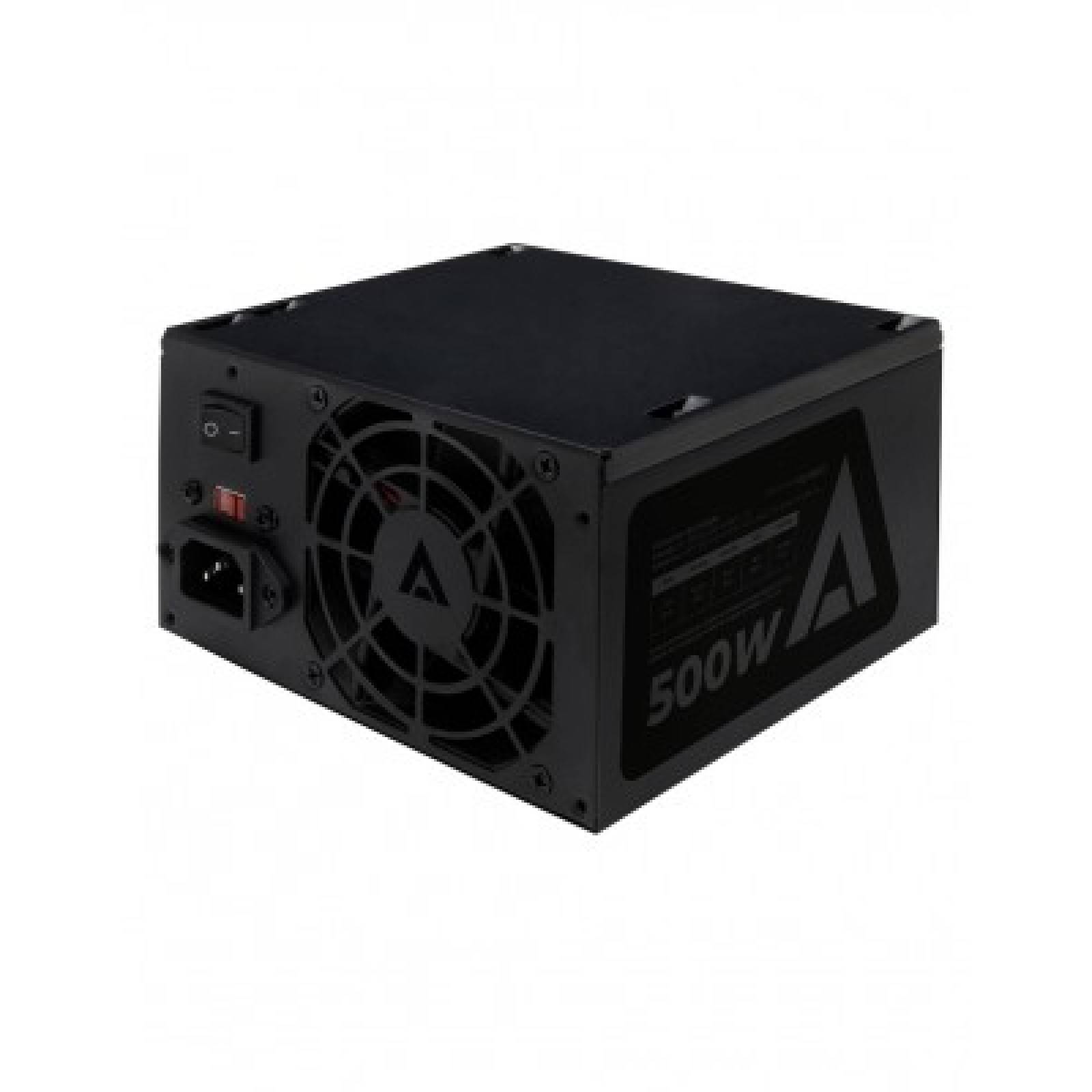 Fuente De Poder Acteck Af-b500 Slim 500w 24 Pin Negro