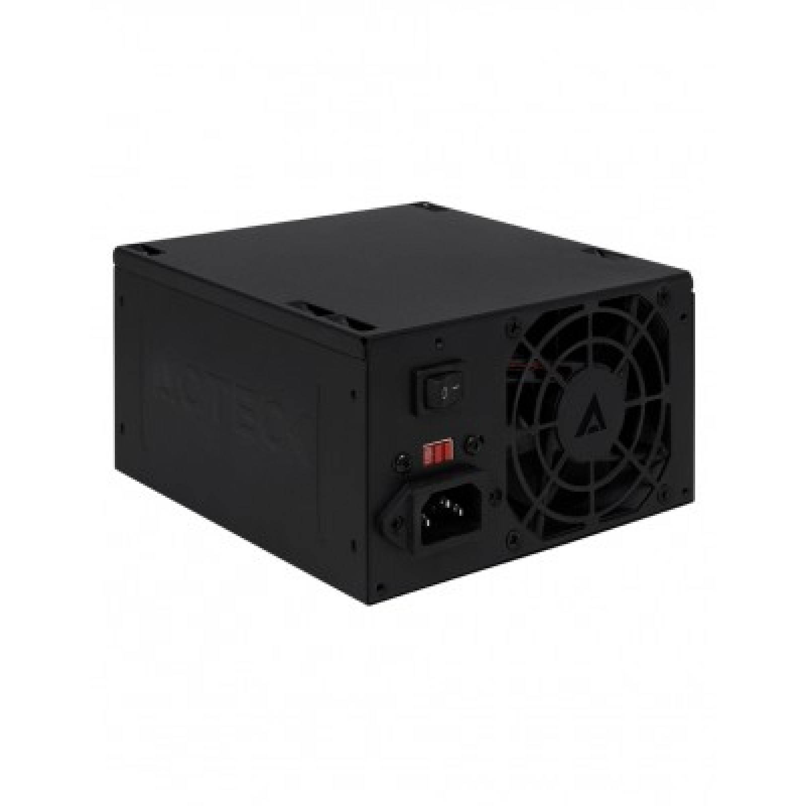 Fuente De Poder Acteck Af-b500 Slim 500w 24 Pin Negro