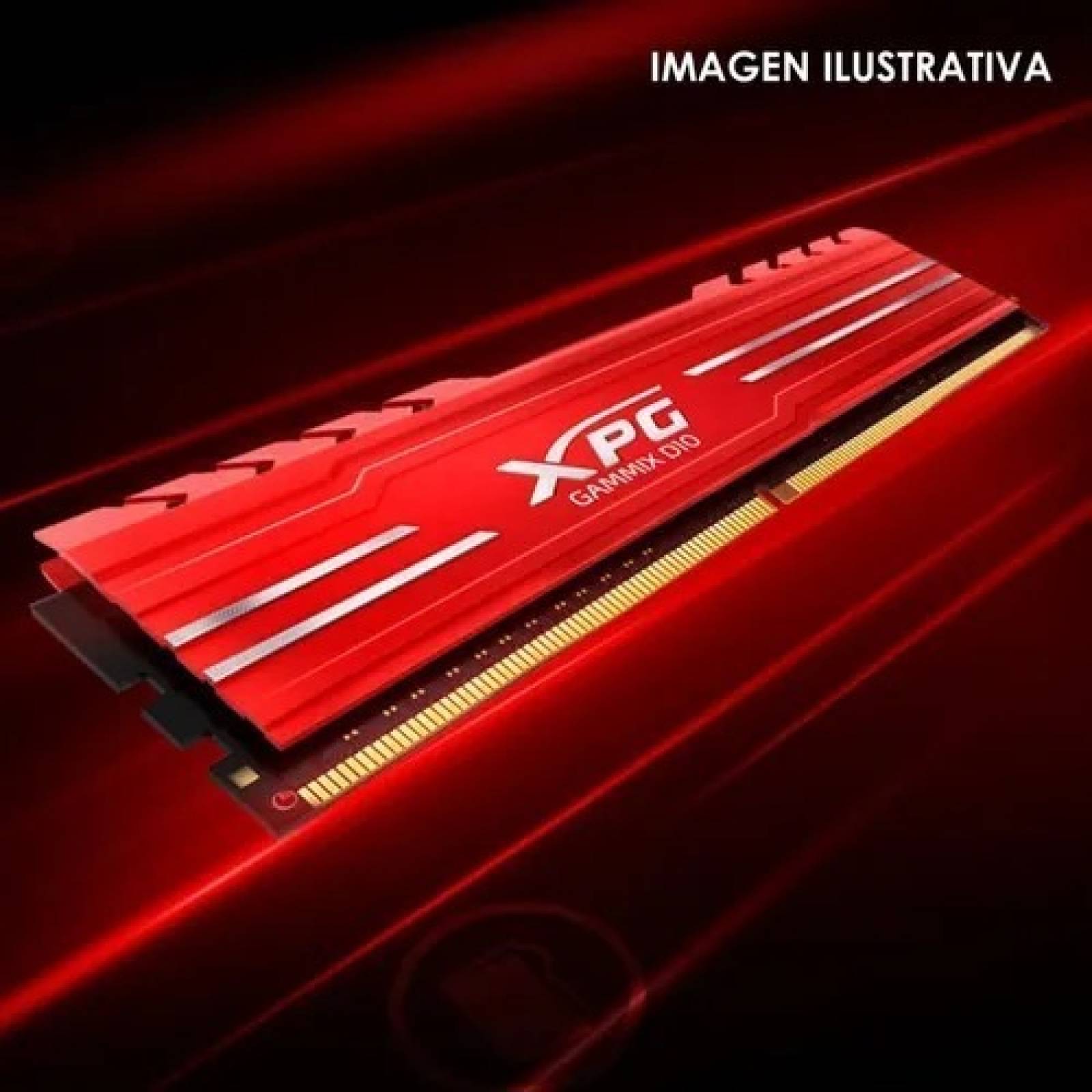 Memoria Ram Xpg Gammix Red Ddr4, 3200mhz, 8gb, Cl16