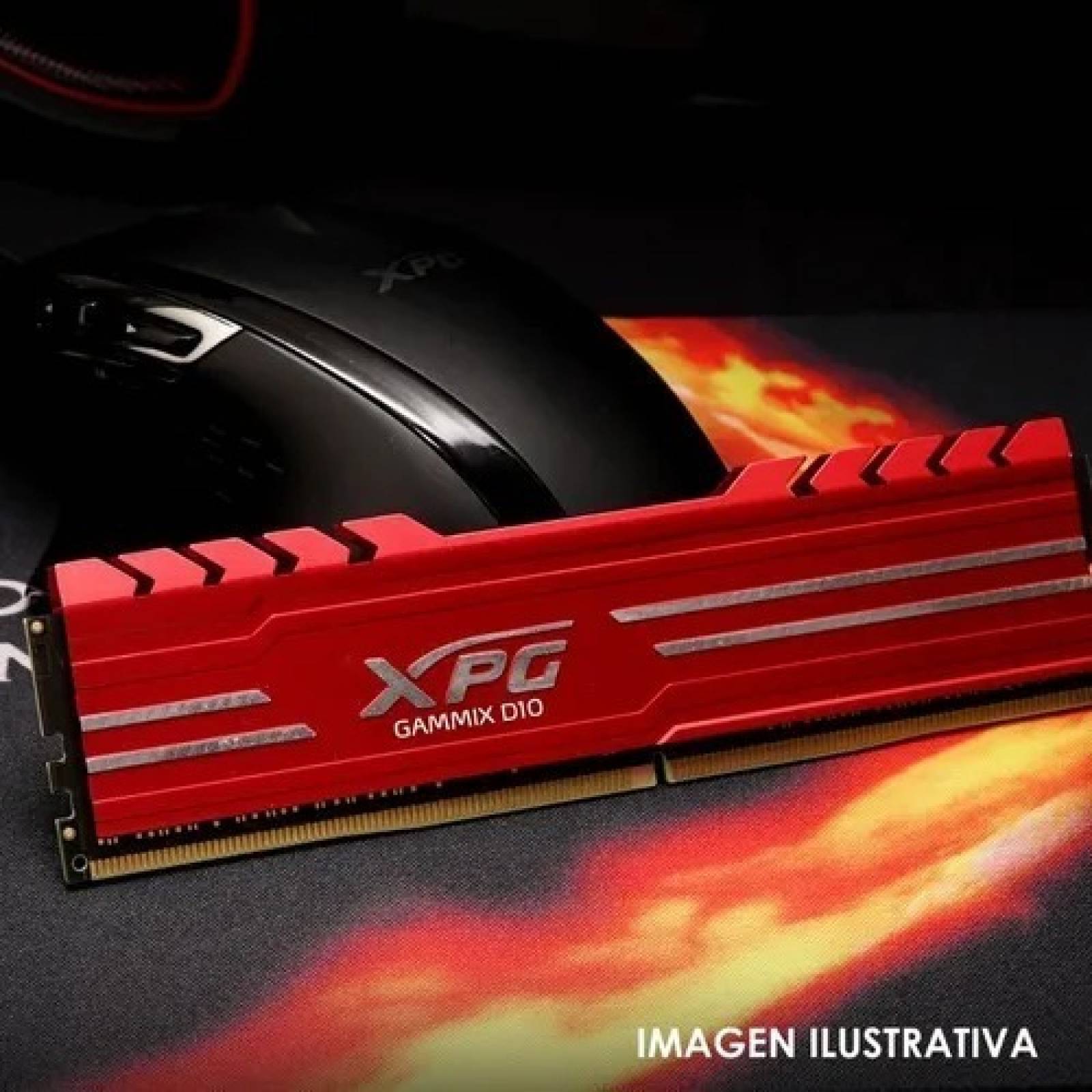 Memoria Ram Xpg Gammix Red Ddr4, 3200mhz, 8gb, Cl16