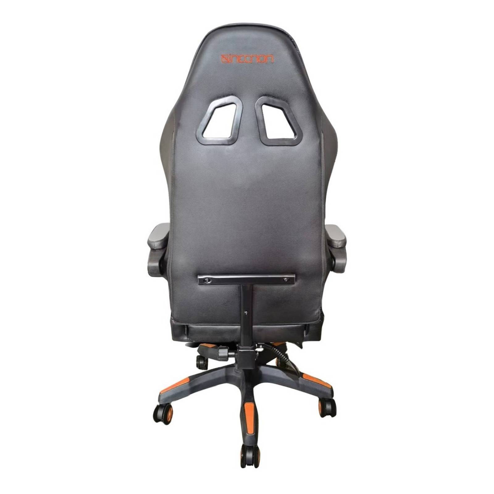 Silla Gamer Necnon Reclinable Con Cojín Color Negro