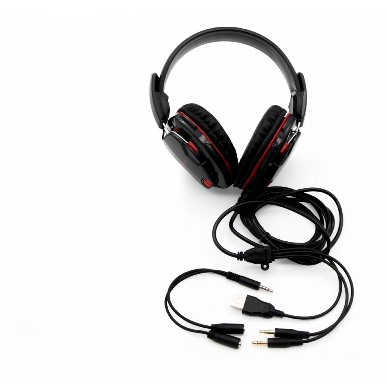 Diadema Gamer Yeyian Tempest 2000, Negro/rojo (yh2000)