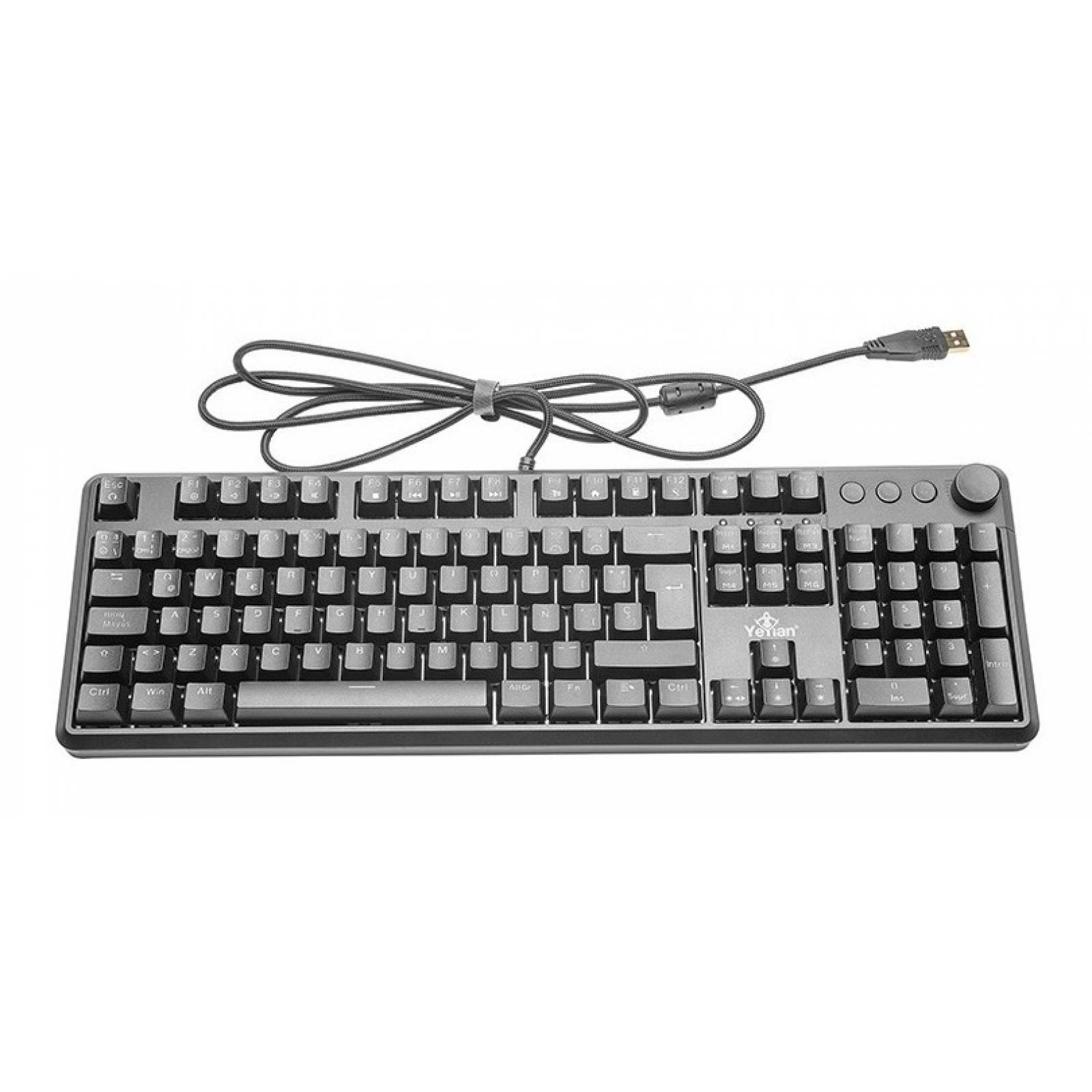 Teclado Gamer Yeyian Ytm-28208b Asward S3000 Switch Azul Rgb