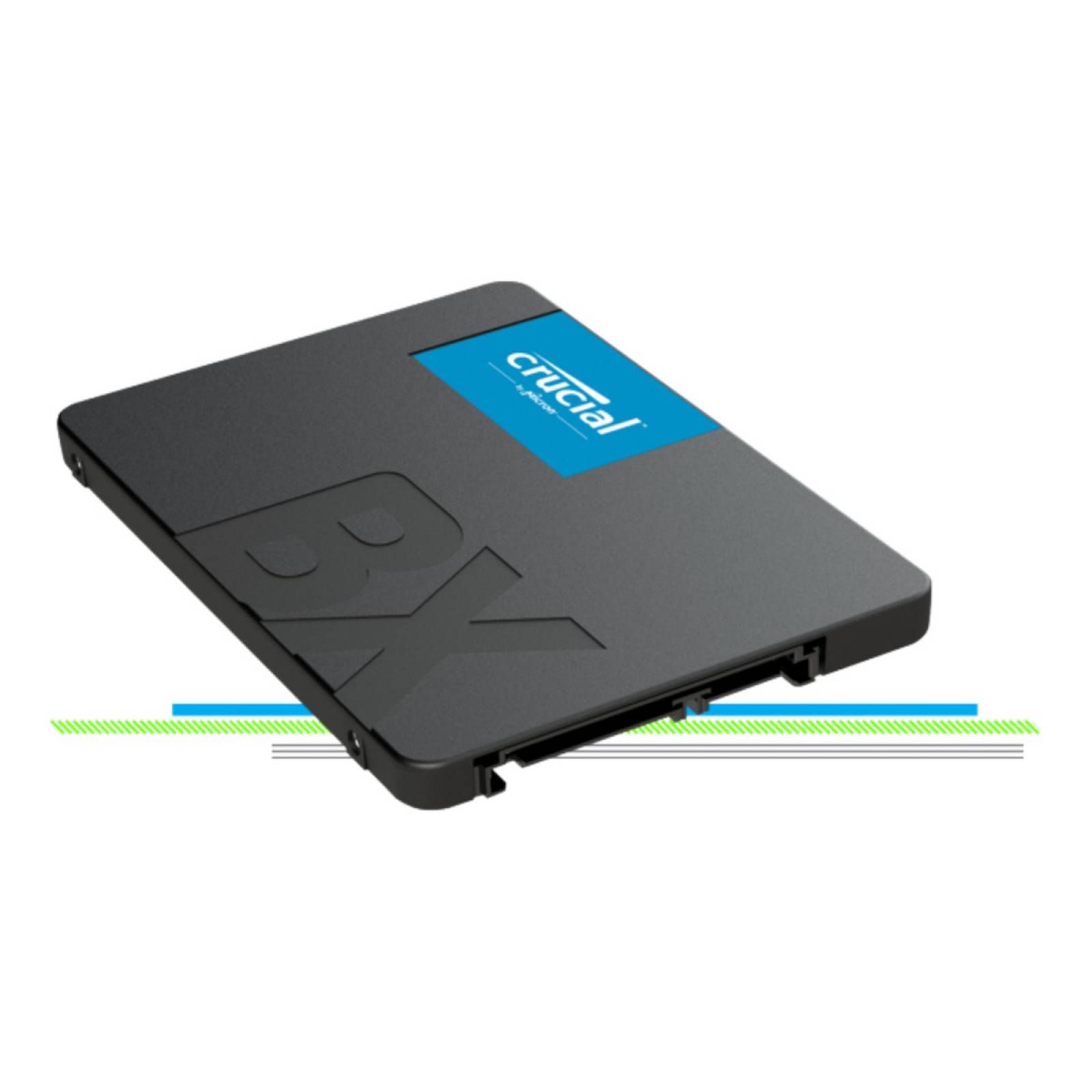 Unidad Ssd 2tb Crucial Bx500 Sata Iii 2.5 Lectura 540 Mb/s