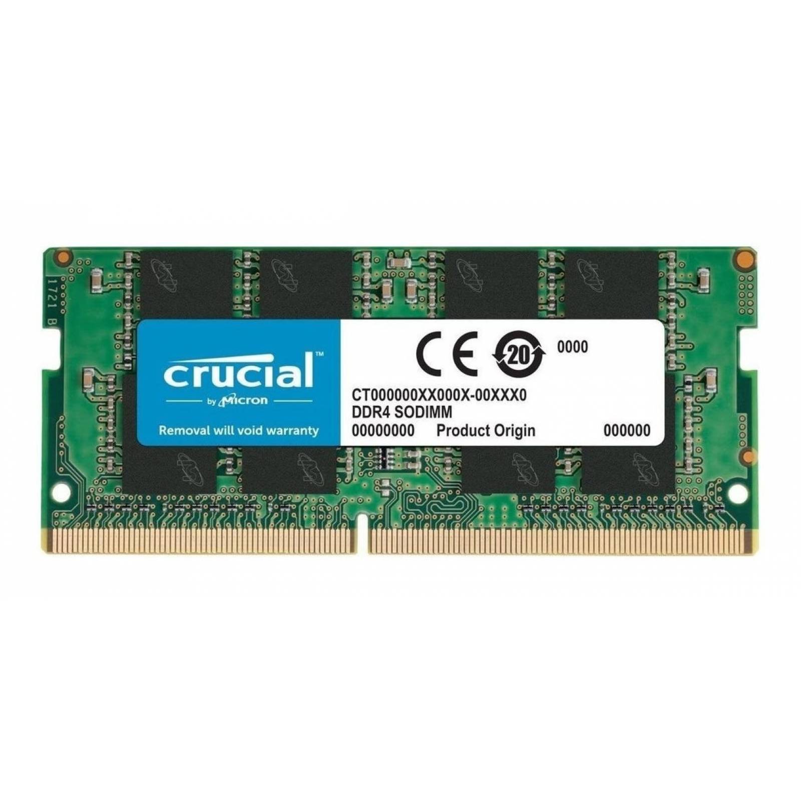 Memoria Ram Crucial Ct8g4sfra32a Ddr4 3200mhz 8gb Non-ecc