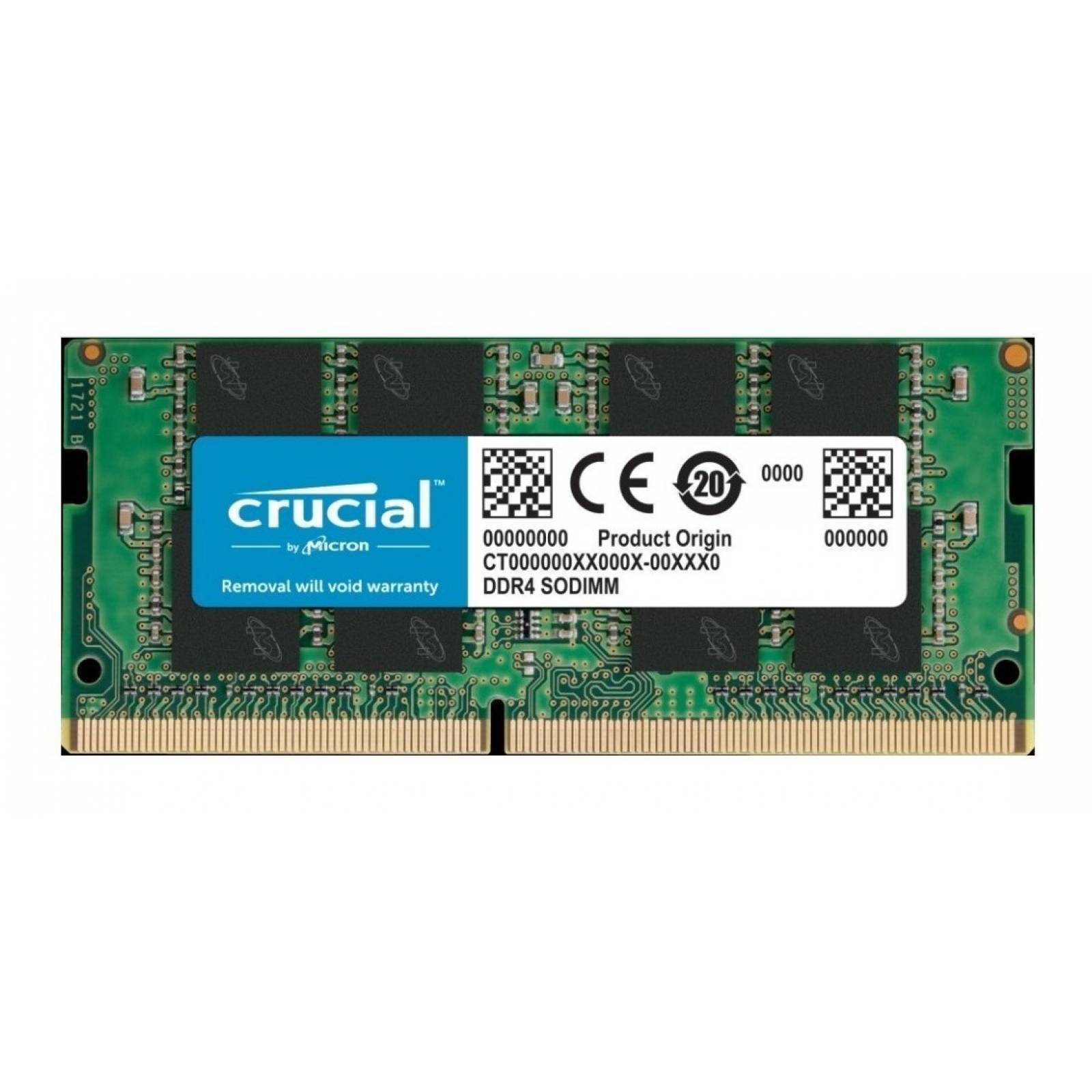 Memoria Ram Crucial Ct8g4sfra32a Ddr4 3200mhz 8gb Non-ecc