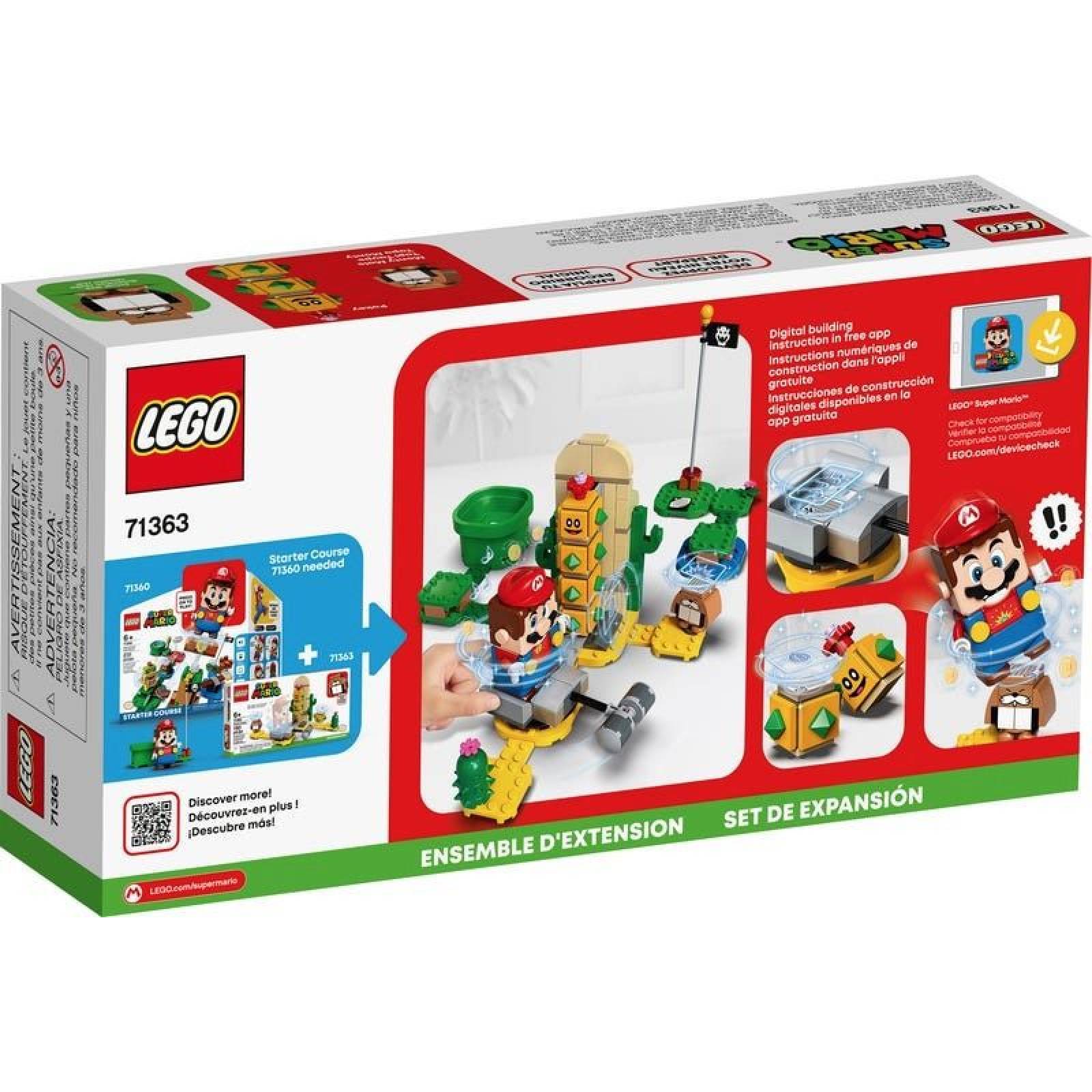 Lego 71363 Set De Expansión: Pokey Del Desierto Super Mario