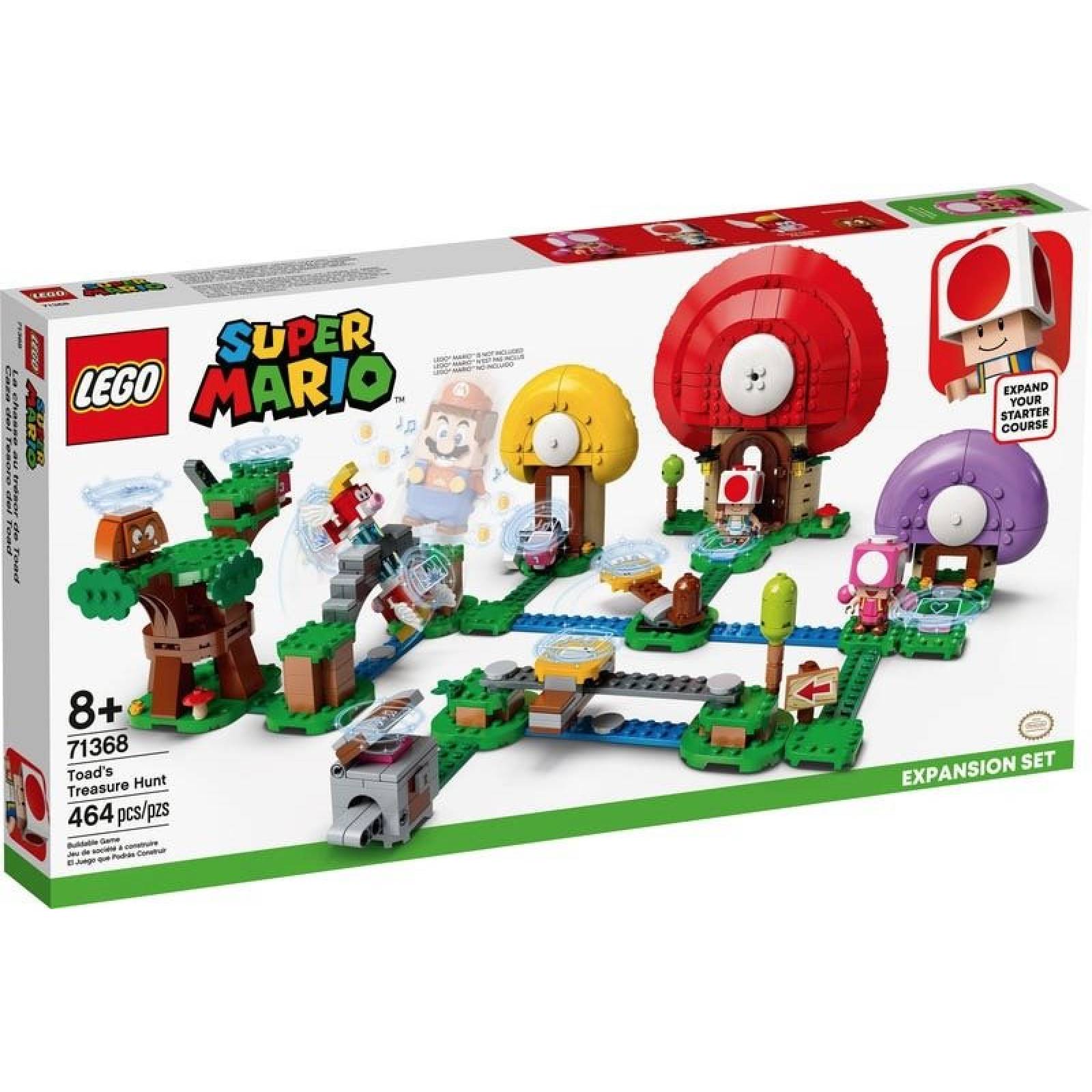 Lego 71368 Set Expansión: Caza Del Tesoro De Toad Super Mari