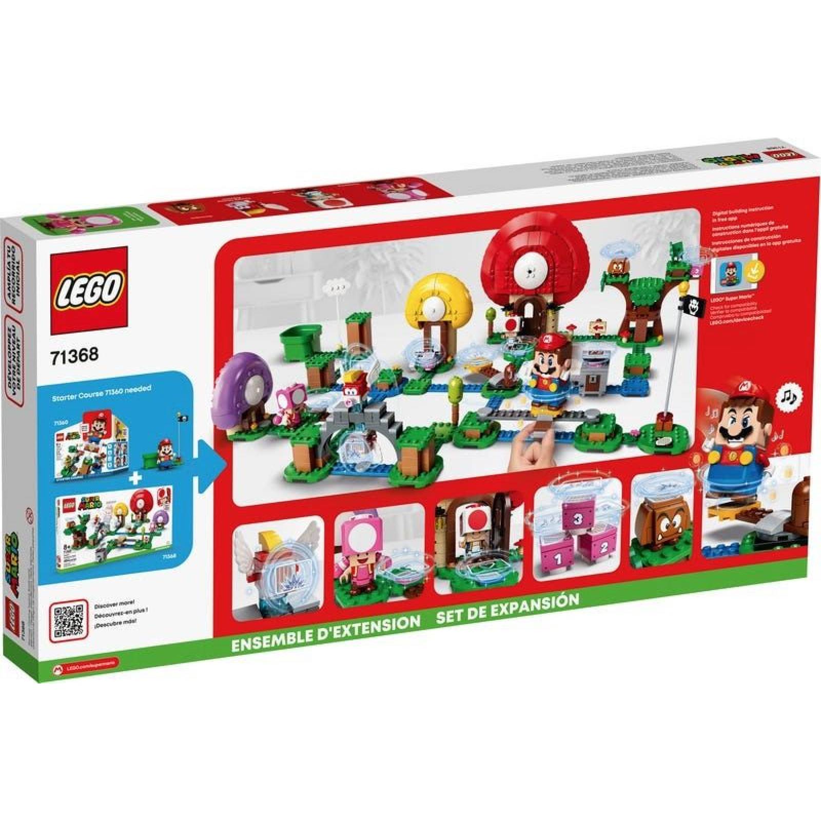 Lego 71368 Set Expansión: Caza Del Tesoro De Toad Super Mari