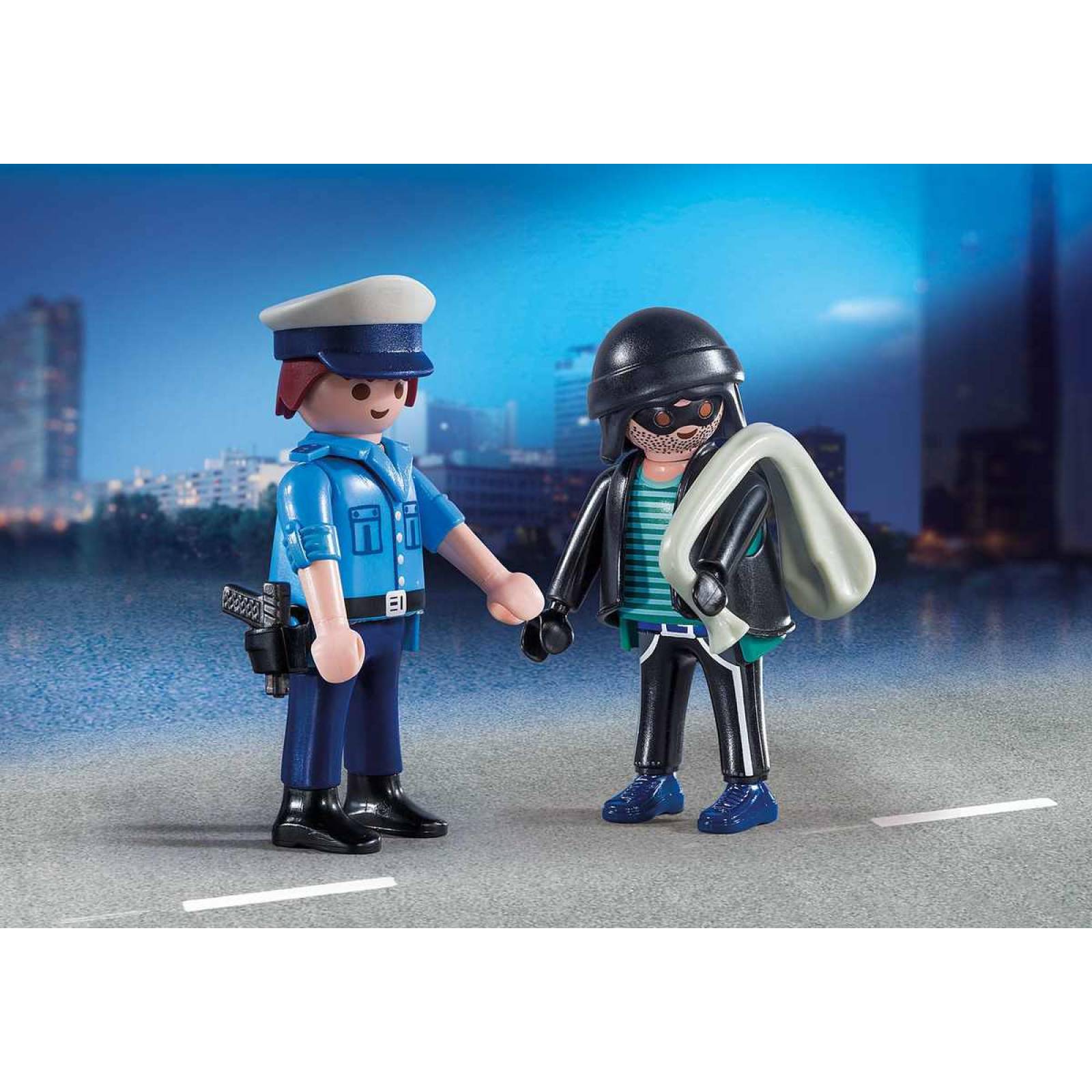 Playmobil 9218 Duo Pack Policía Y Ladrón