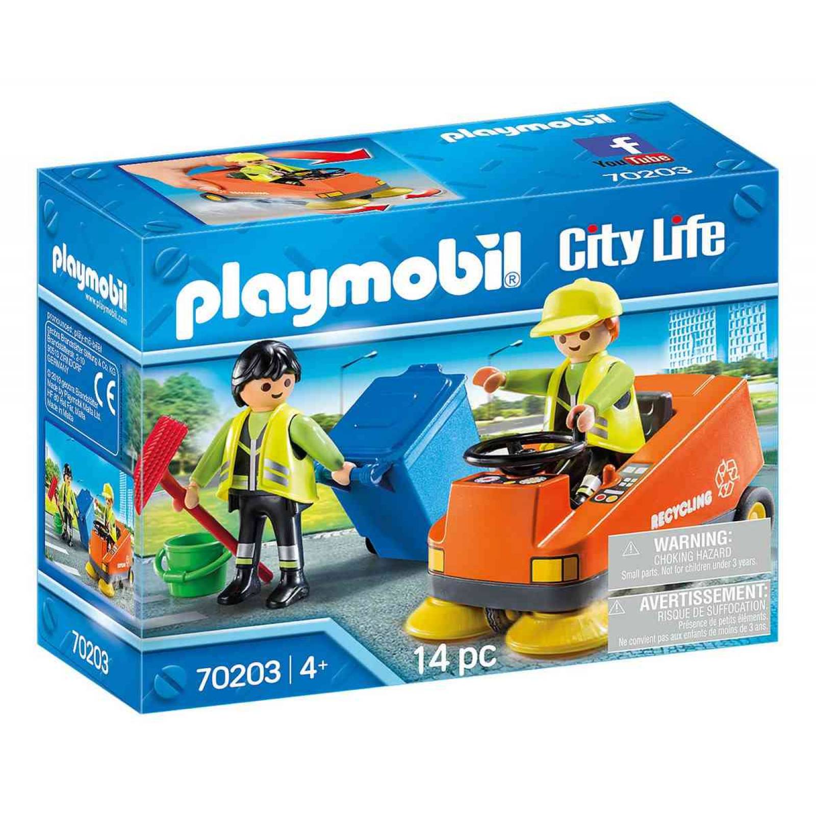 Playmobil 70203 Vehículo De Limpieza