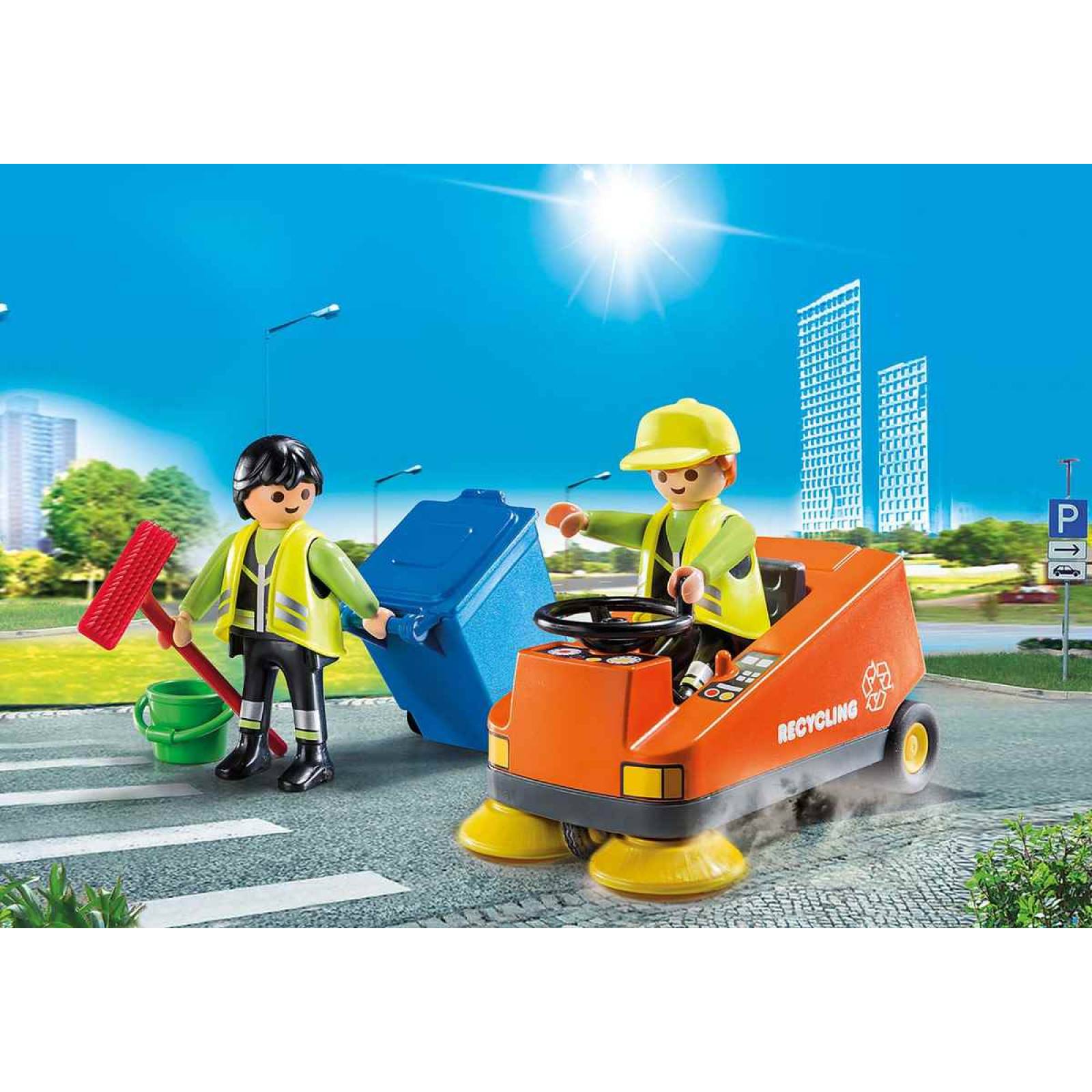Playmobil 70203 Vehículo De Limpieza