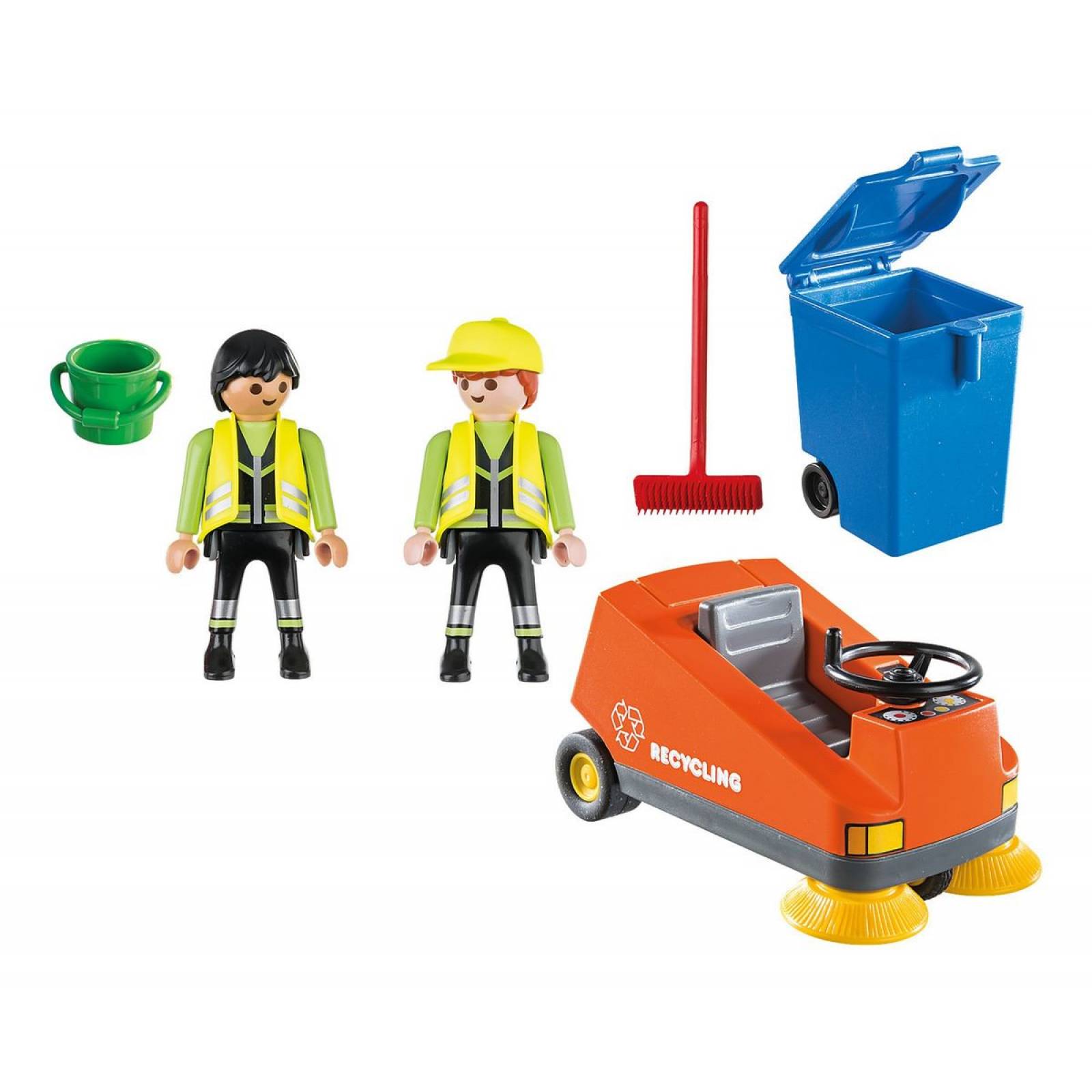 Playmobil 70203 Vehículo De Limpieza