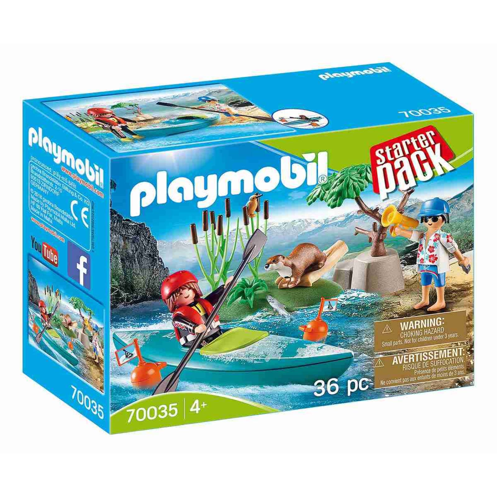 Playmobil 70035 Starterpack Aventura En Canoa