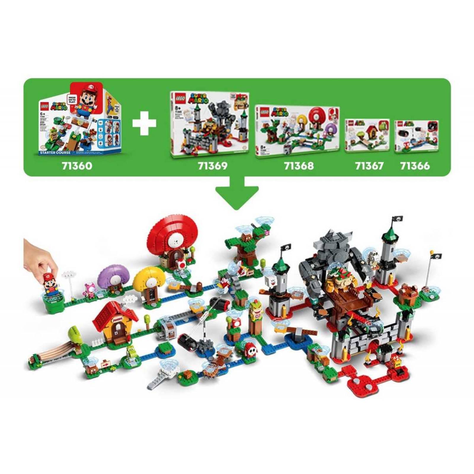 Lego 71362 Set De Expansion Fortaleza Acorazada Super Mario