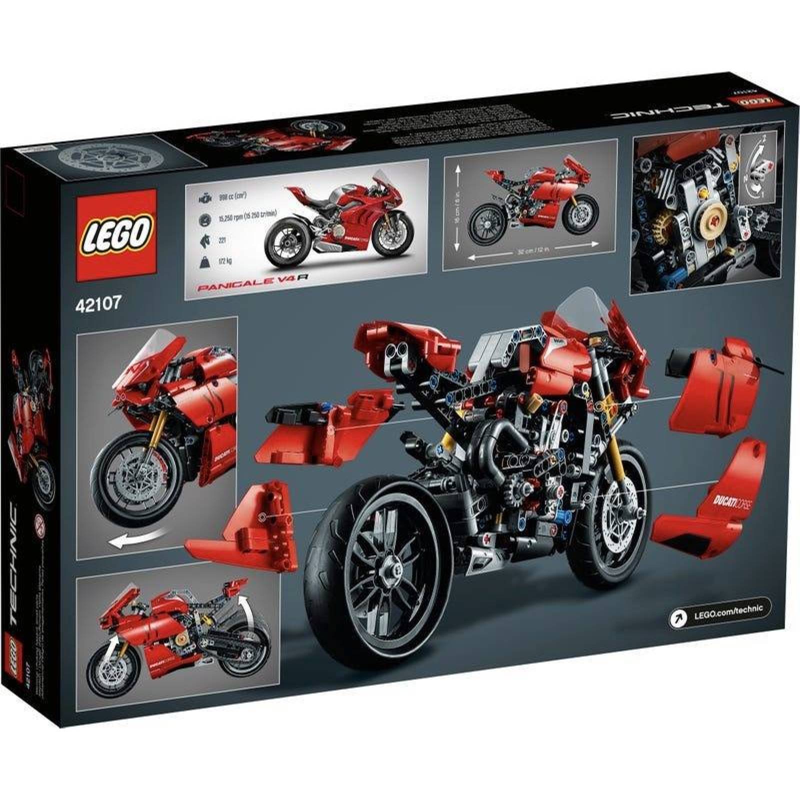 Lego 42107 Ducati Panigale V4 R Technic