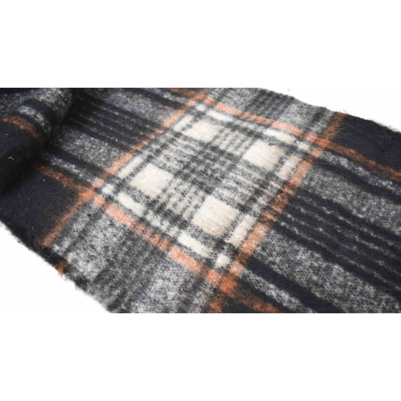 INVIGORATE, Bufanda suave al tacto, barbas en ruedo, multicolor.