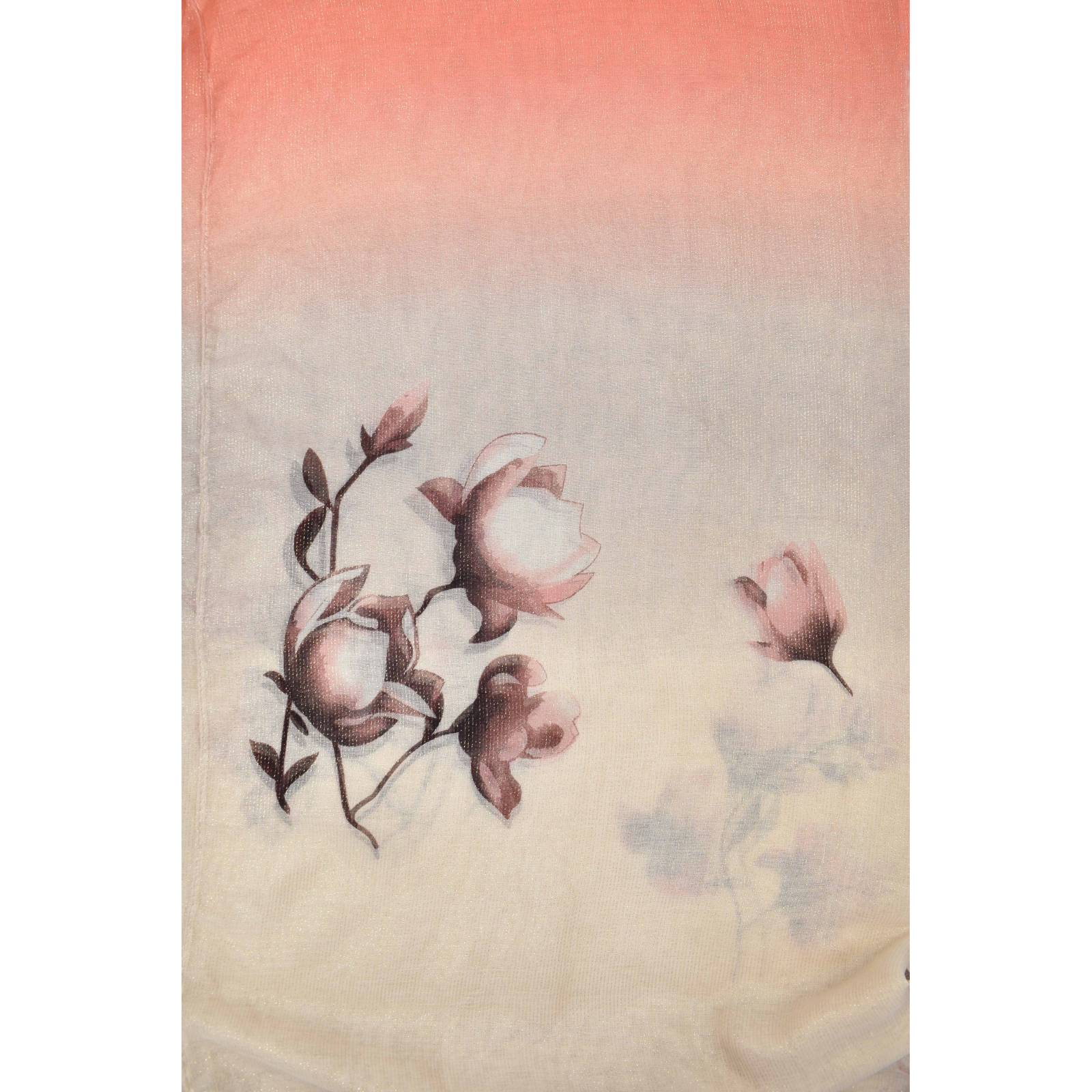 ADORN, Pashmina para mujer, print floral, suave al tacto, multicolor.