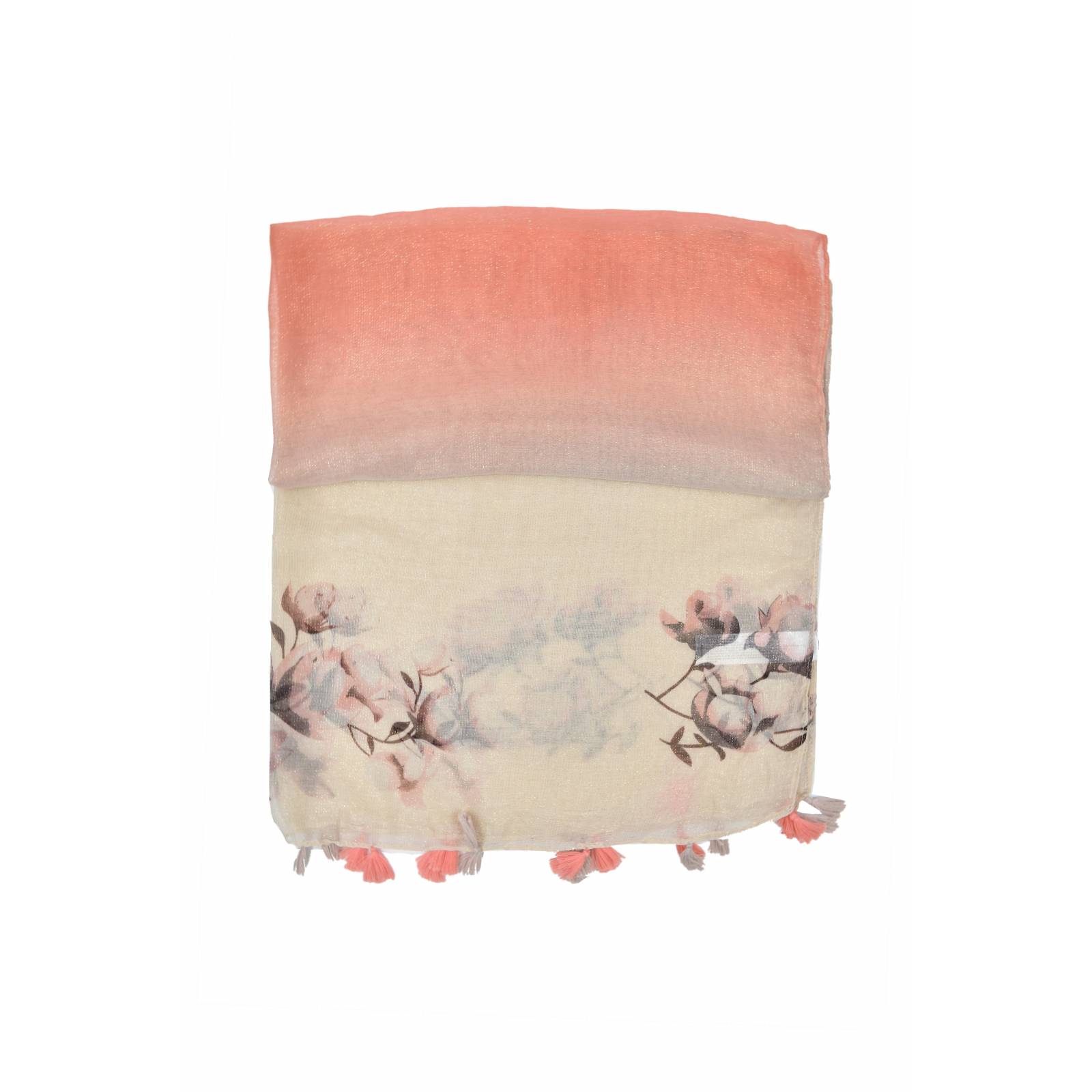 ADORN, Pashmina para mujer, print floral, suave al tacto, multicolor.